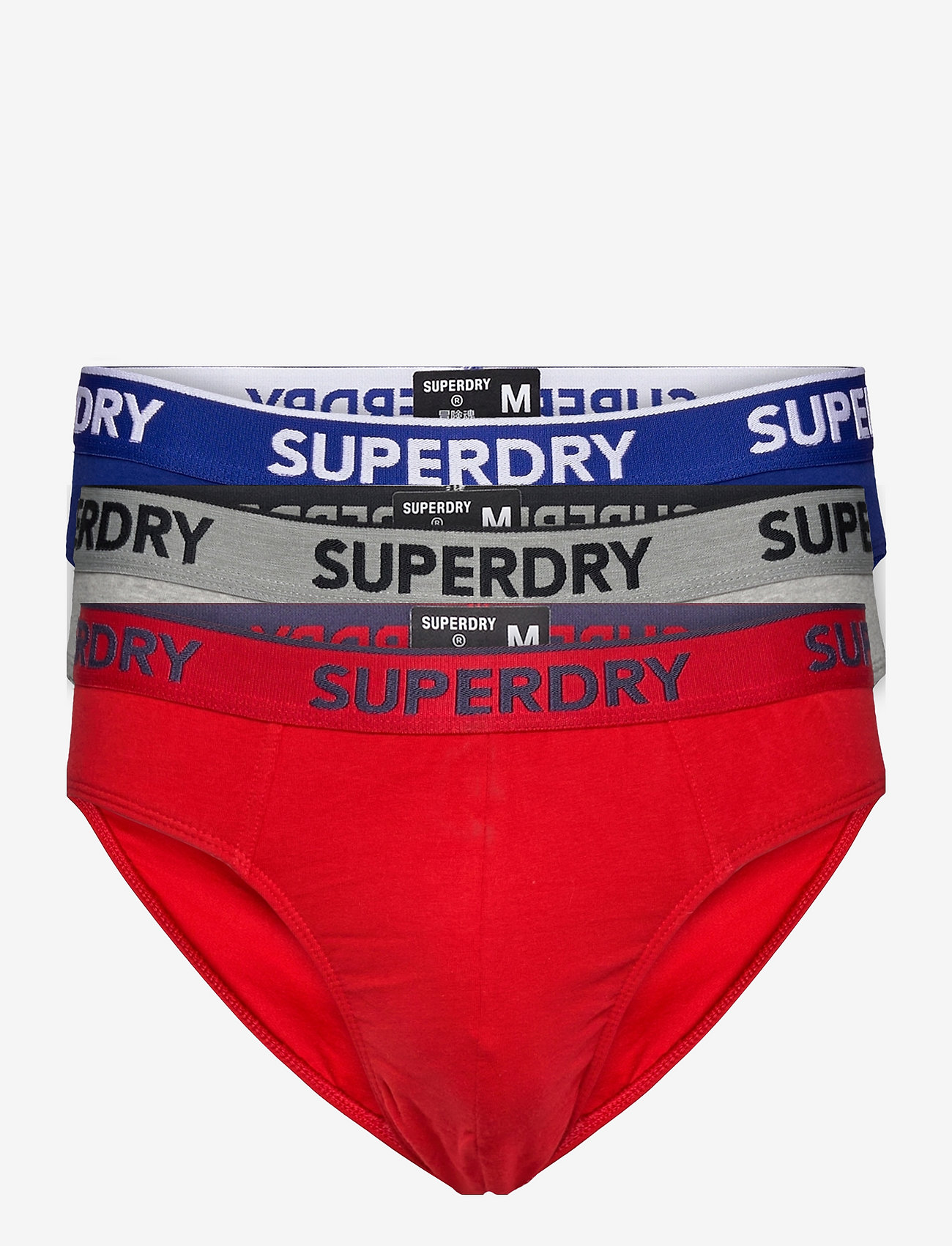 Superdry - CLASSIC BRIEF TRIPLE - vivid cobalt/grey marl/rouge red - 0