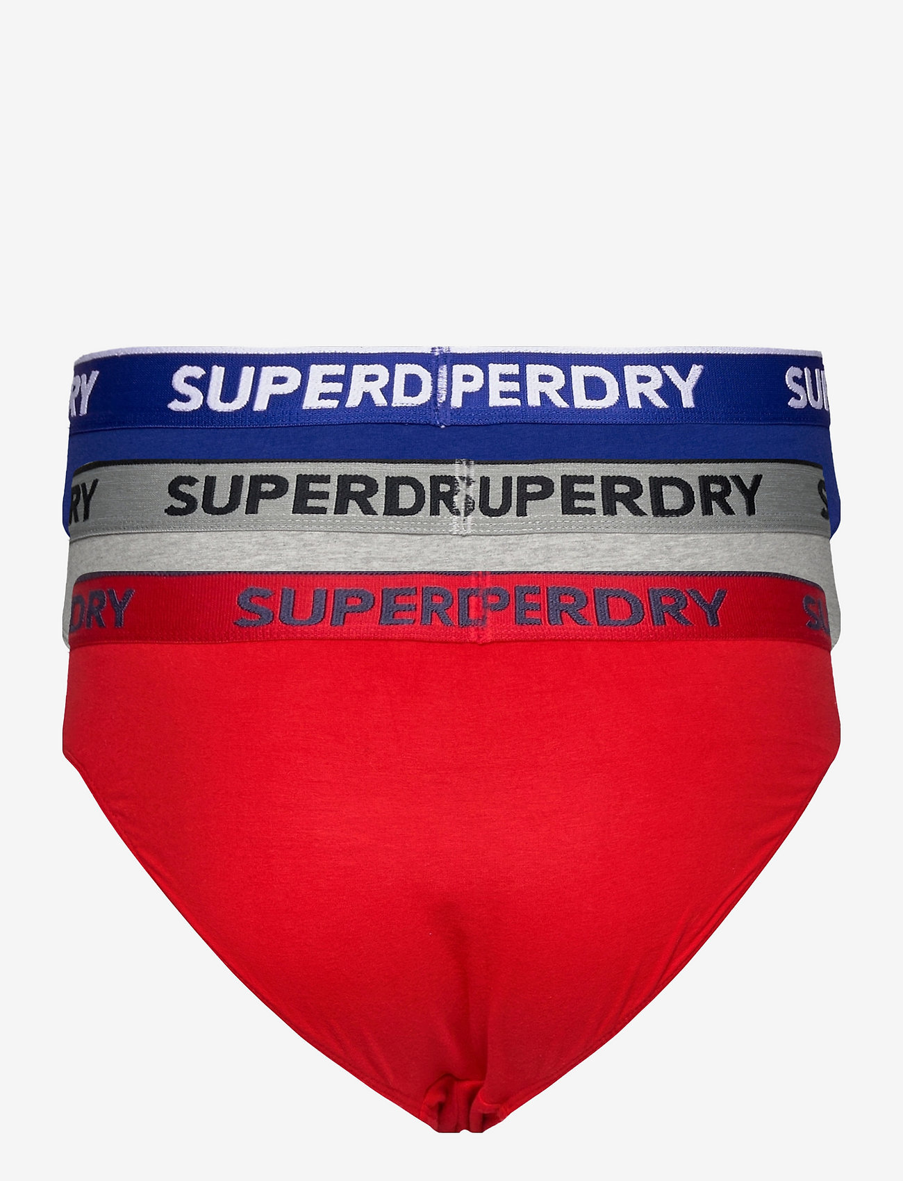 Superdry - CLASSIC BRIEF TRIPLE - vivid cobalt/grey marl/rouge red - 1