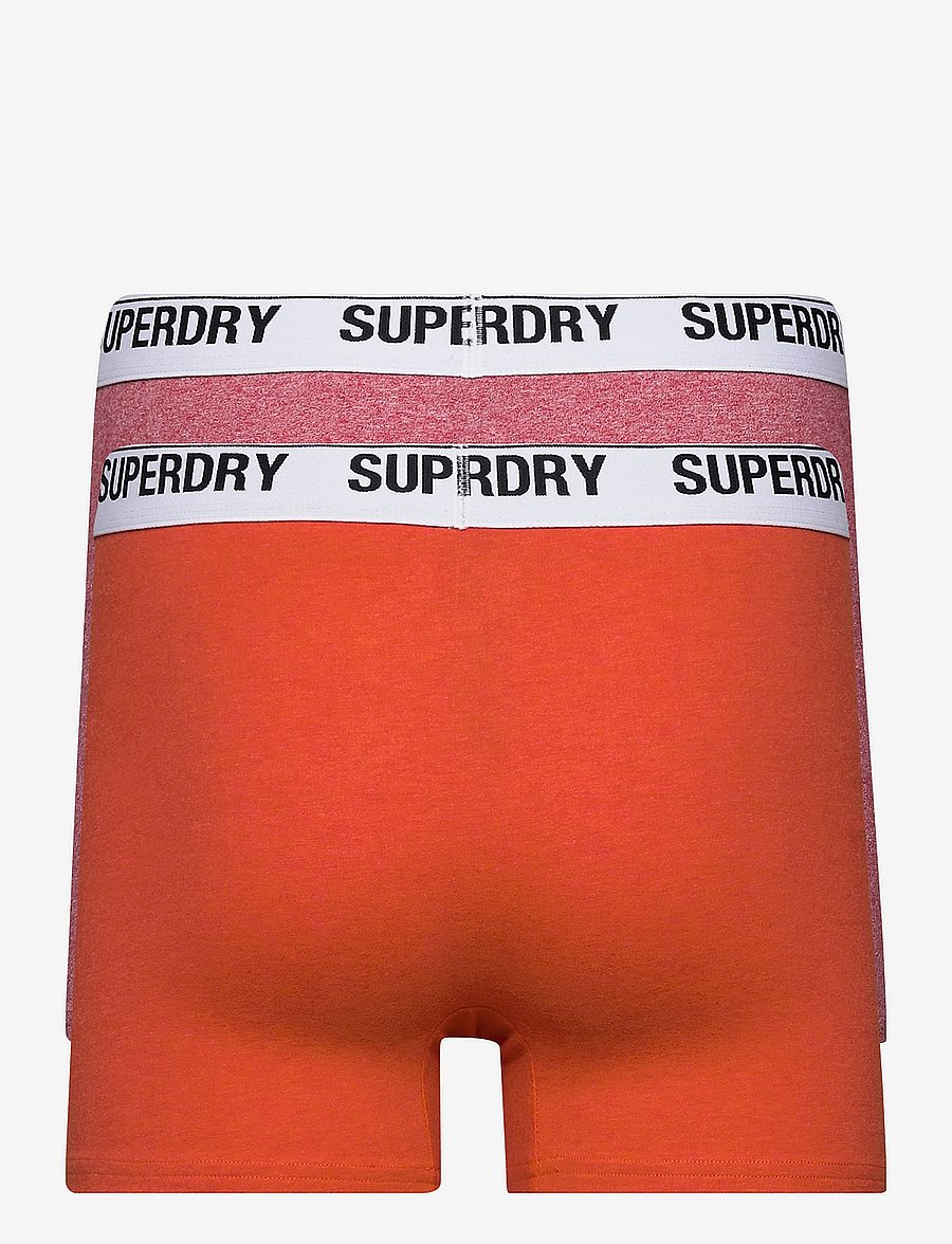 Superdry - BOXER MULTI DOUBLE PACK - mid red/orange - 3