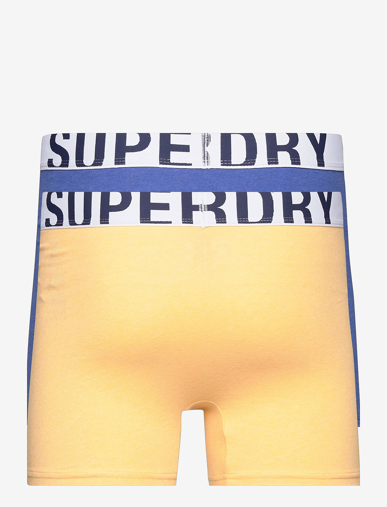Superdry - BOXER DUAL LOGO DOUBLE PACK - mazarine/nautical yellow - 4