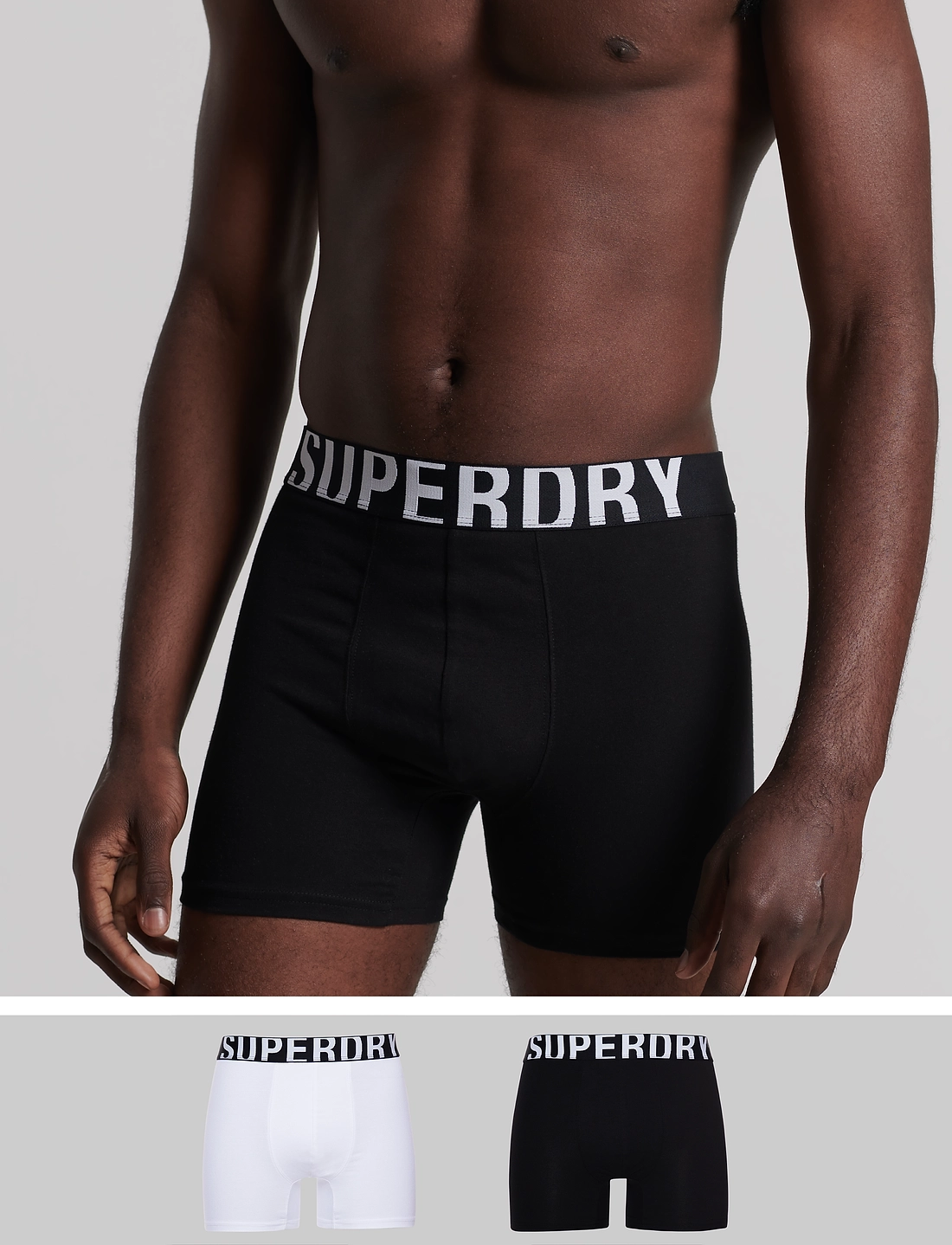 honning sfærisk Foragt Superdry Boxer Dual Logo Double Pack - Boxershorts - Boozt.com