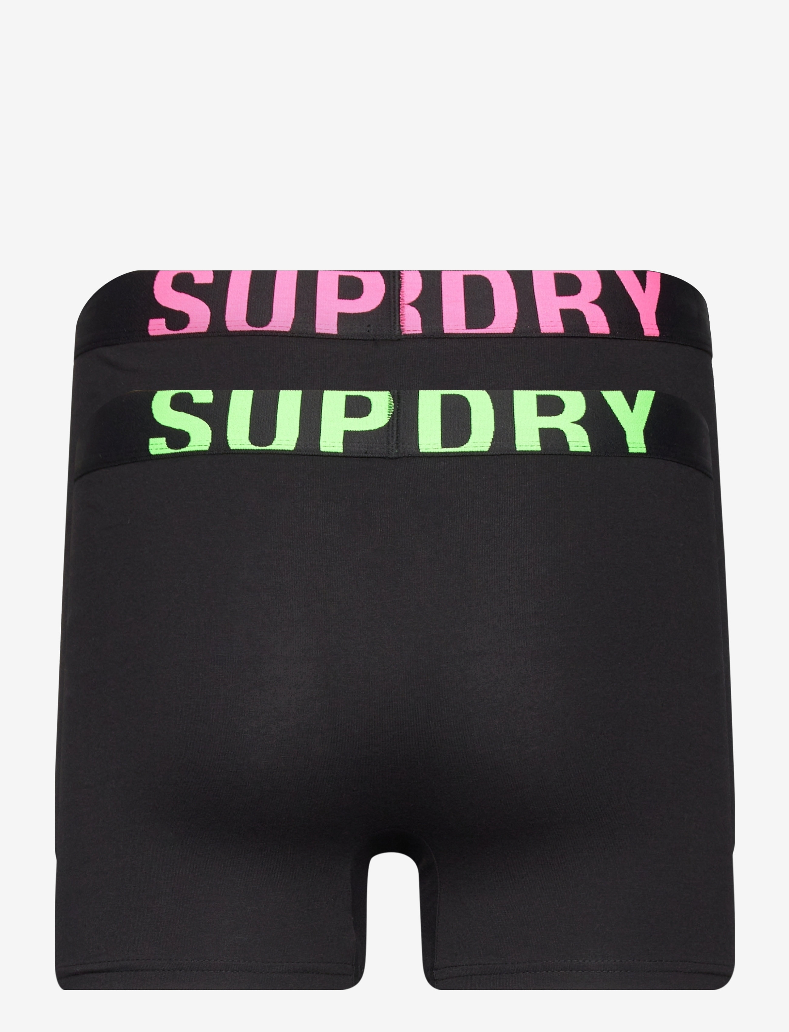 Superdry - BOXER DUAL LOGO DOUBLE PACK - black/black fluro - 5