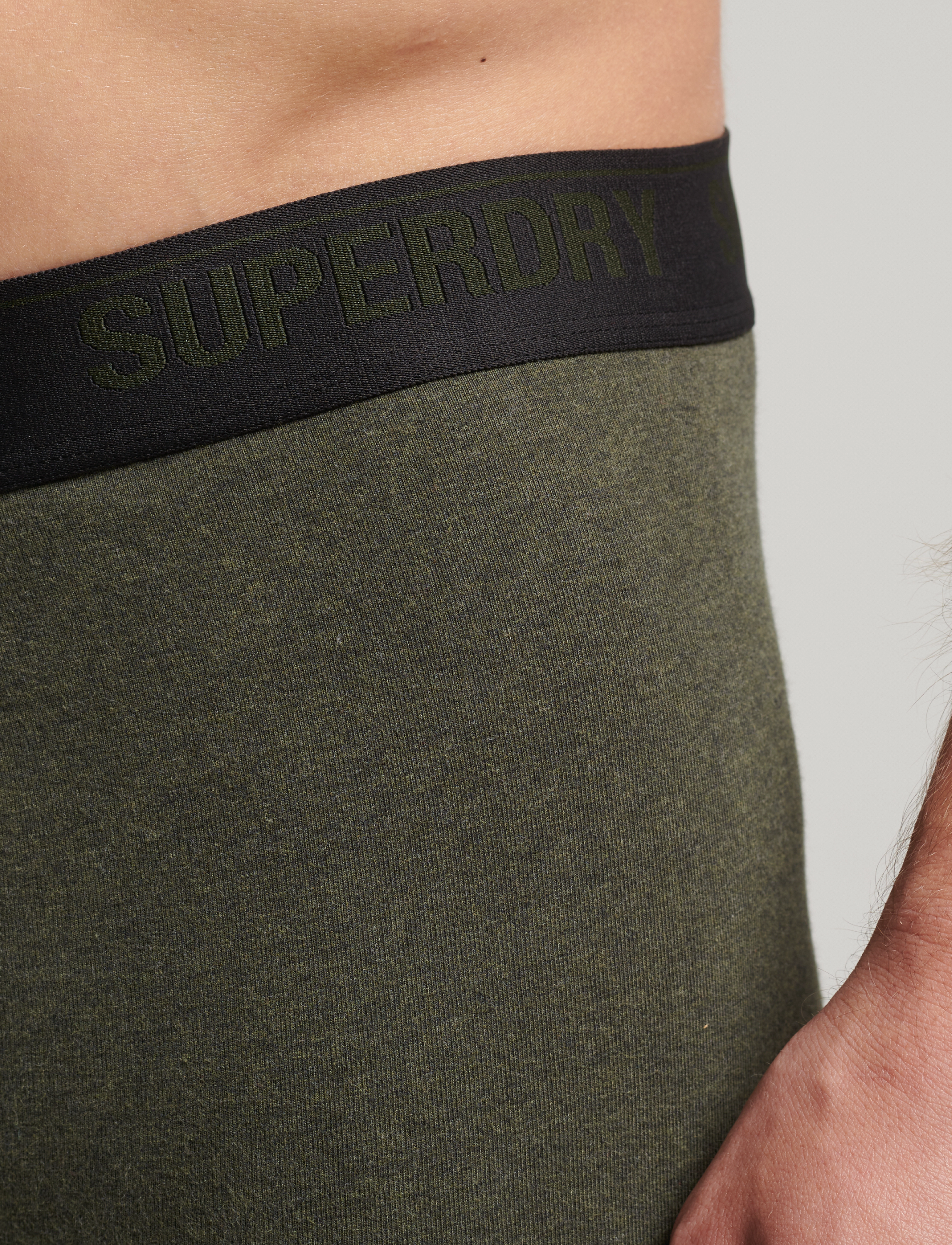 Superdry - BOXER MULTI TRIPLE PACK - black/olive/grey - 2