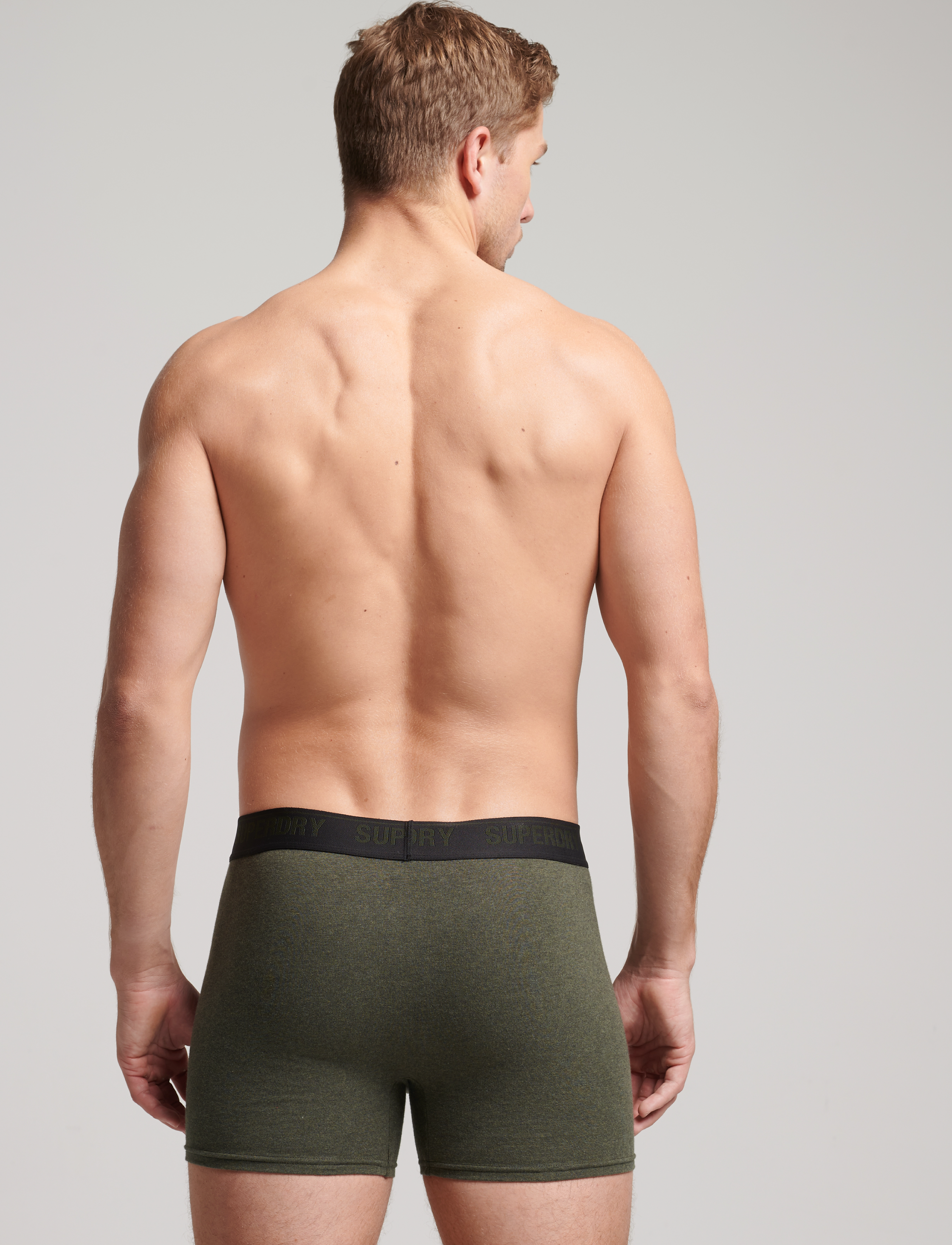 Superdry - BOXER MULTI TRIPLE PACK - black/olive/grey - 3