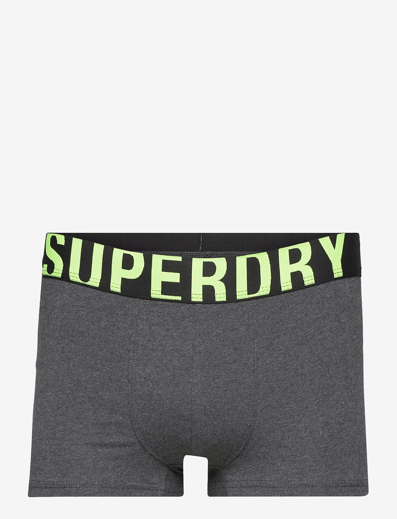 Superdry - TRUNK DUAL LOGO DOUBLE PACK - charcoal/grey fluro - 5