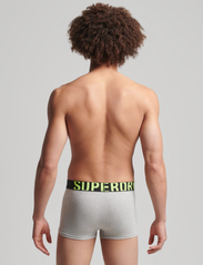 Superdry - TRUNK DUAL LOGO DOUBLE PACK - mažiausios kainos - charcoal/grey fluro - 3