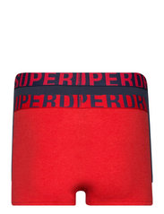 Superdry - TRUNK DUAL LOGO DOUBLE PACK - mažiausios kainos - richest navy/risk red - 4
