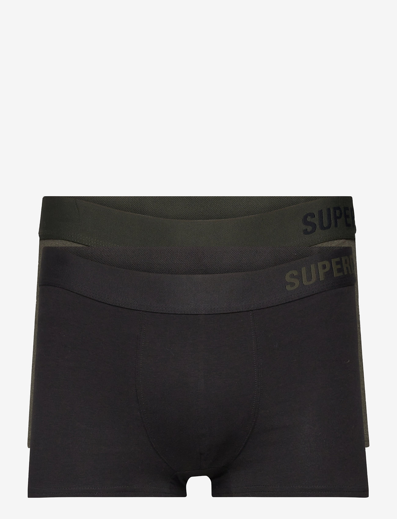 Superdry - TRUNK OFFSET DOUBLE PACK - black/olive - 0