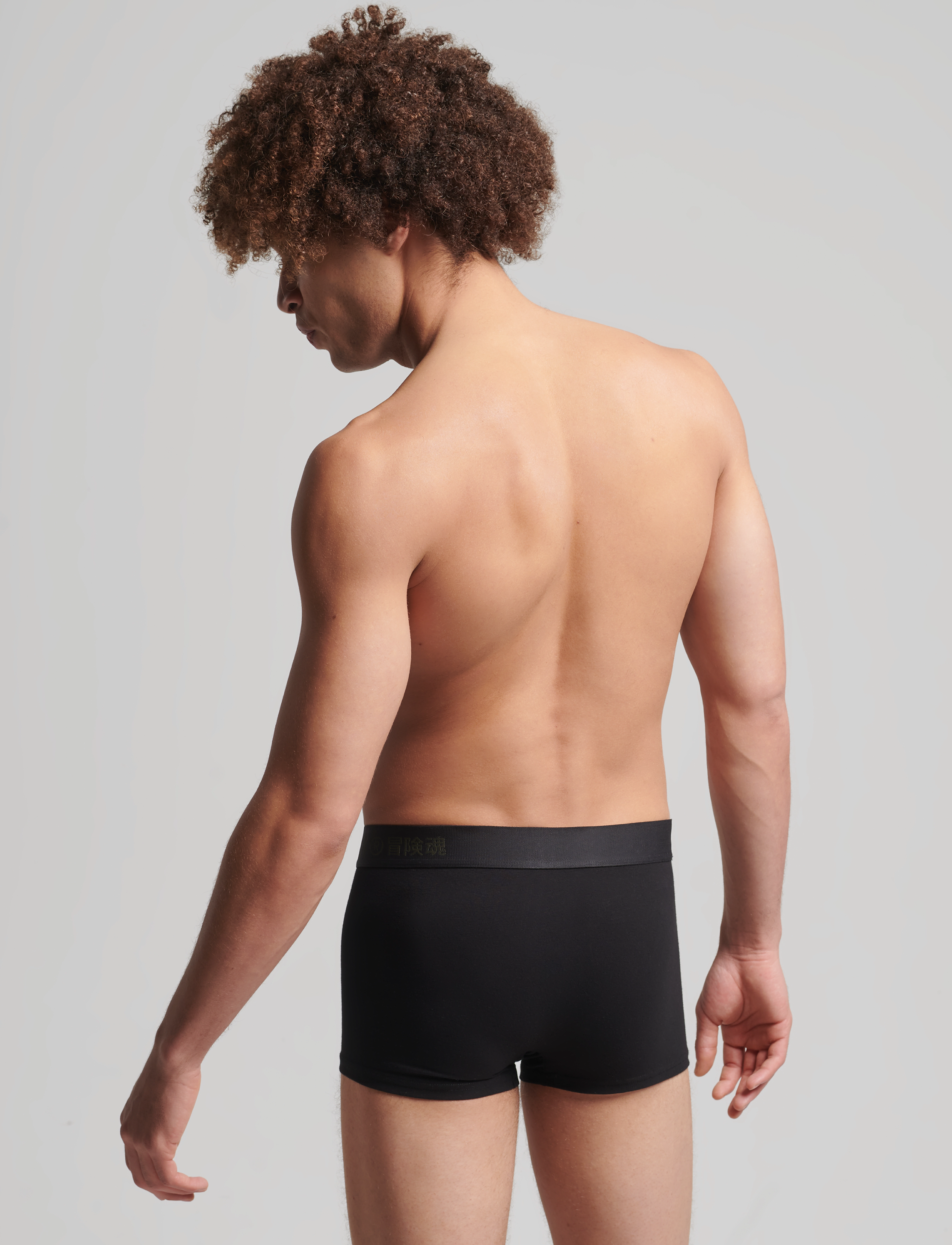 Superdry - TRUNK OFFSET DOUBLE PACK - black/olive - 3