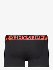 Superdry - TRUNK TRIPLE PACK - boxer briefs - karst mega black/black/bright orange marl - 5