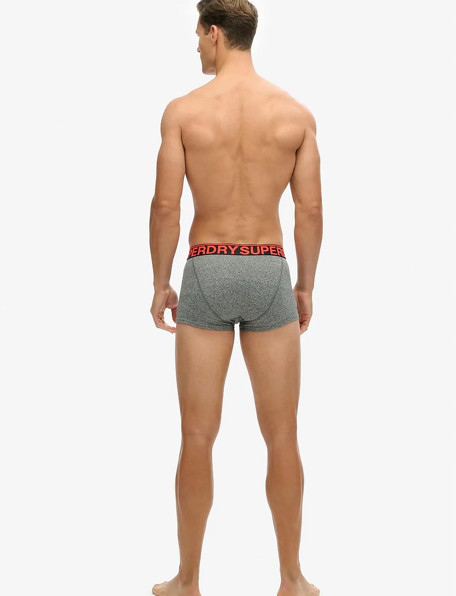 Superdry - TRUNK TRIPLE PACK - unterhosen im multipack - karst mega blck/blck/ornge mrl - 5