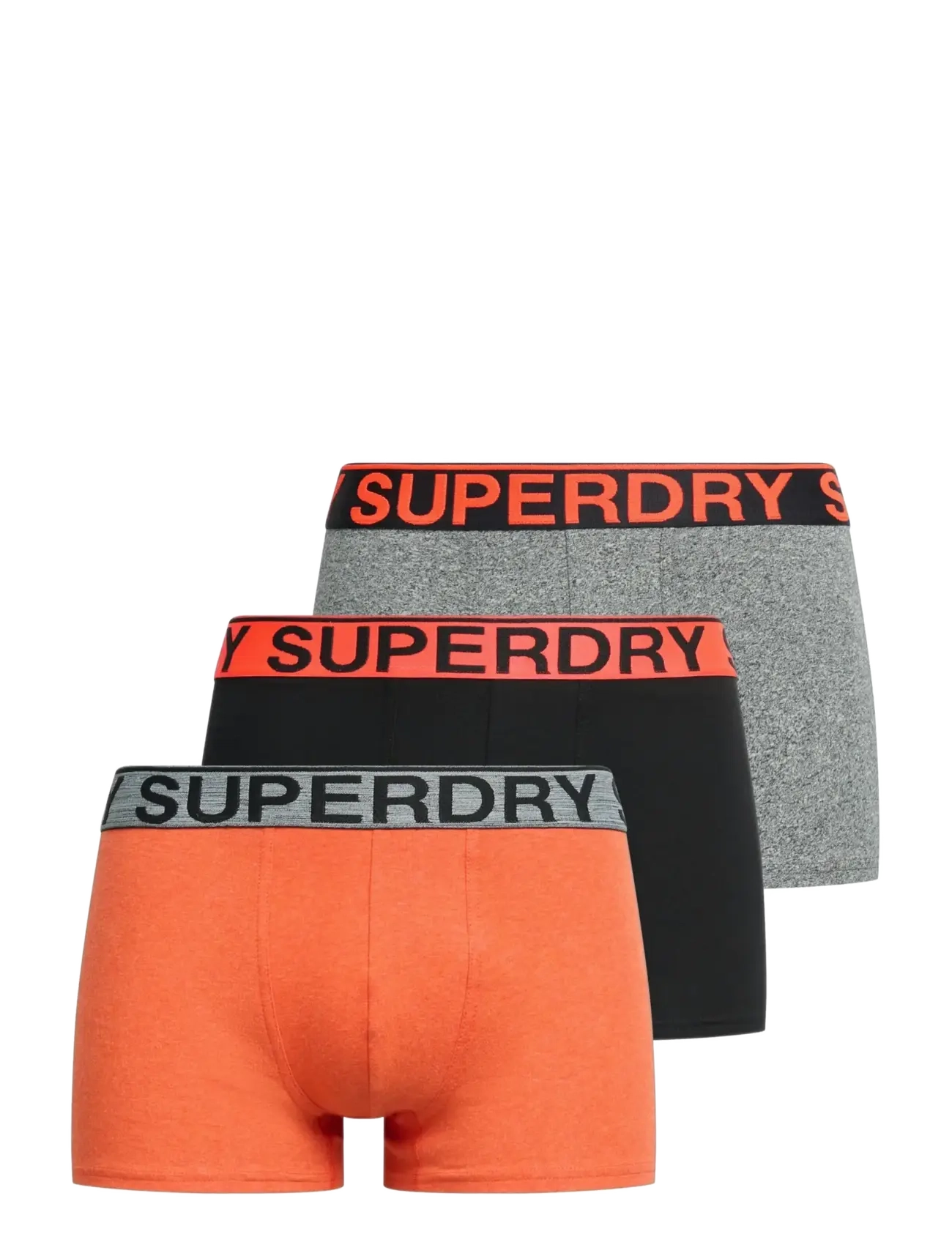 Superdry - TRUNK TRIPLE PACK - unterhosen im multipack - karst mega blck/blck/ornge mrl - 2