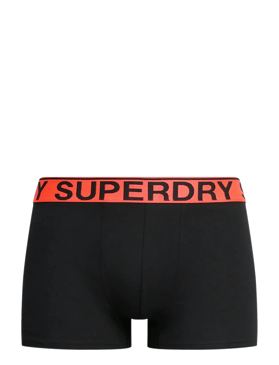 Superdry - TRUNK TRIPLE PACK - unterhosen im multipack - karst mega blck/blck/ornge mrl - 3