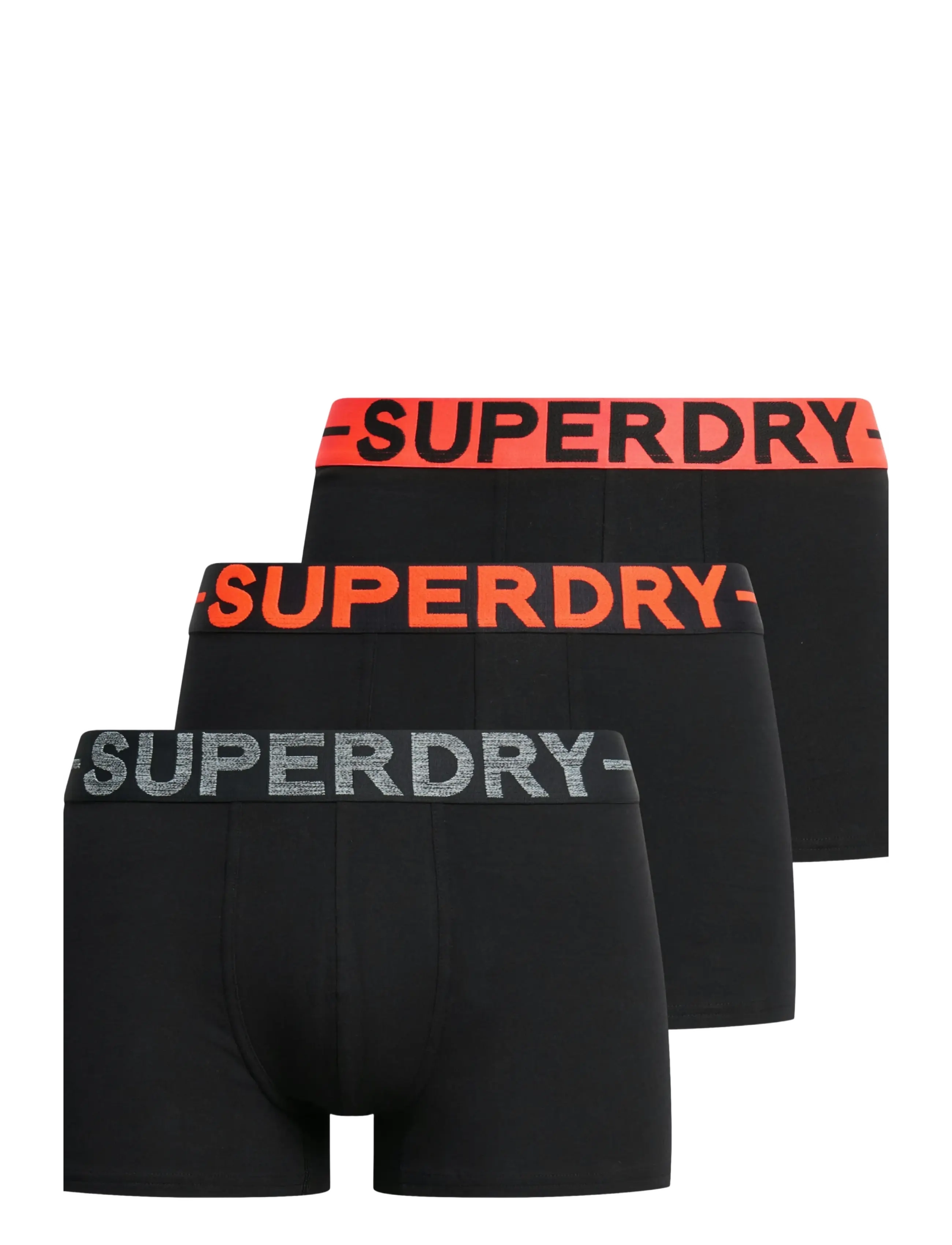 SUPERDRY Trunk Triple Pack Schwarz - S - Herren