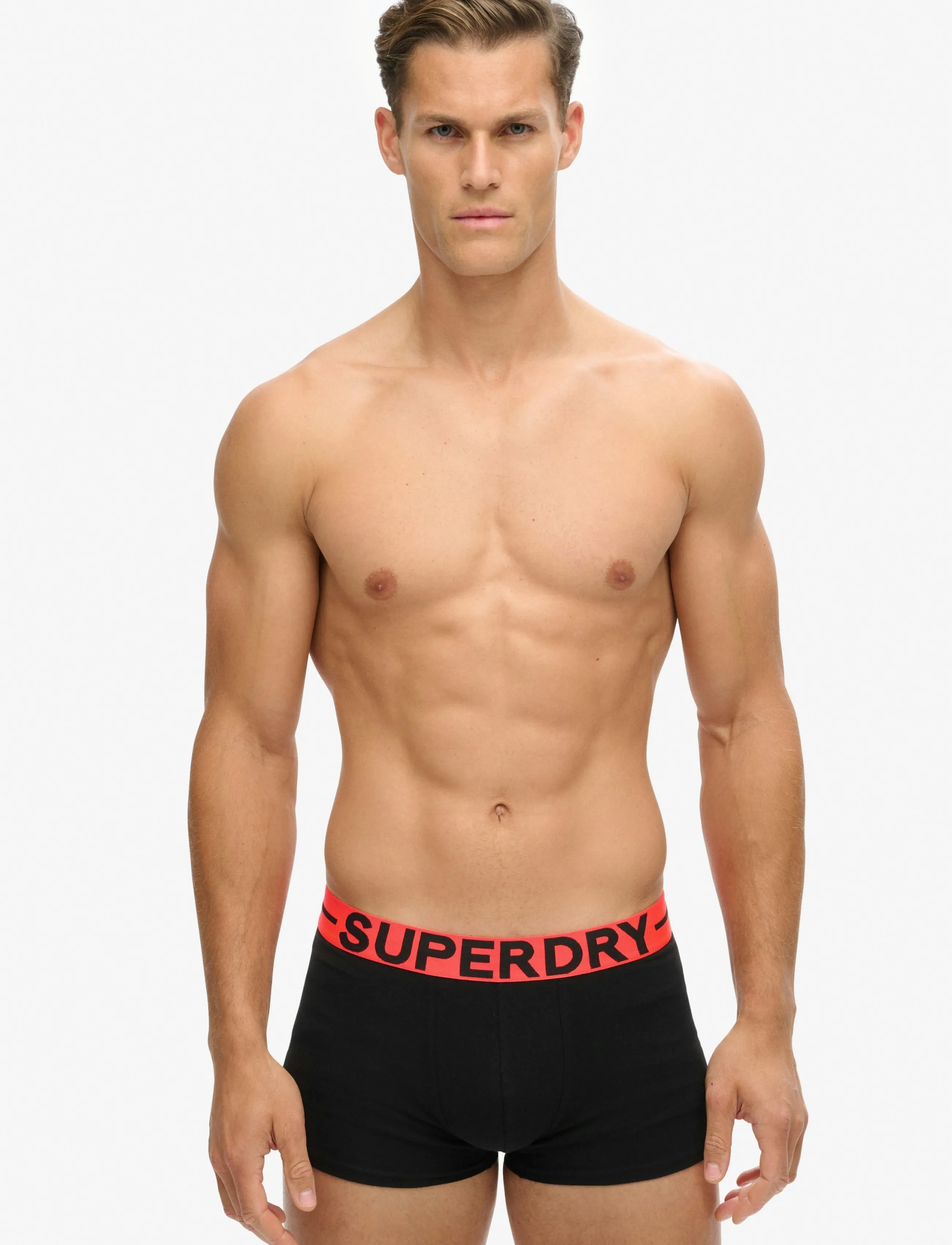 Superdry Trunk Triple Pack, Mænd, Trunk Multipakke, Sort, Str: S