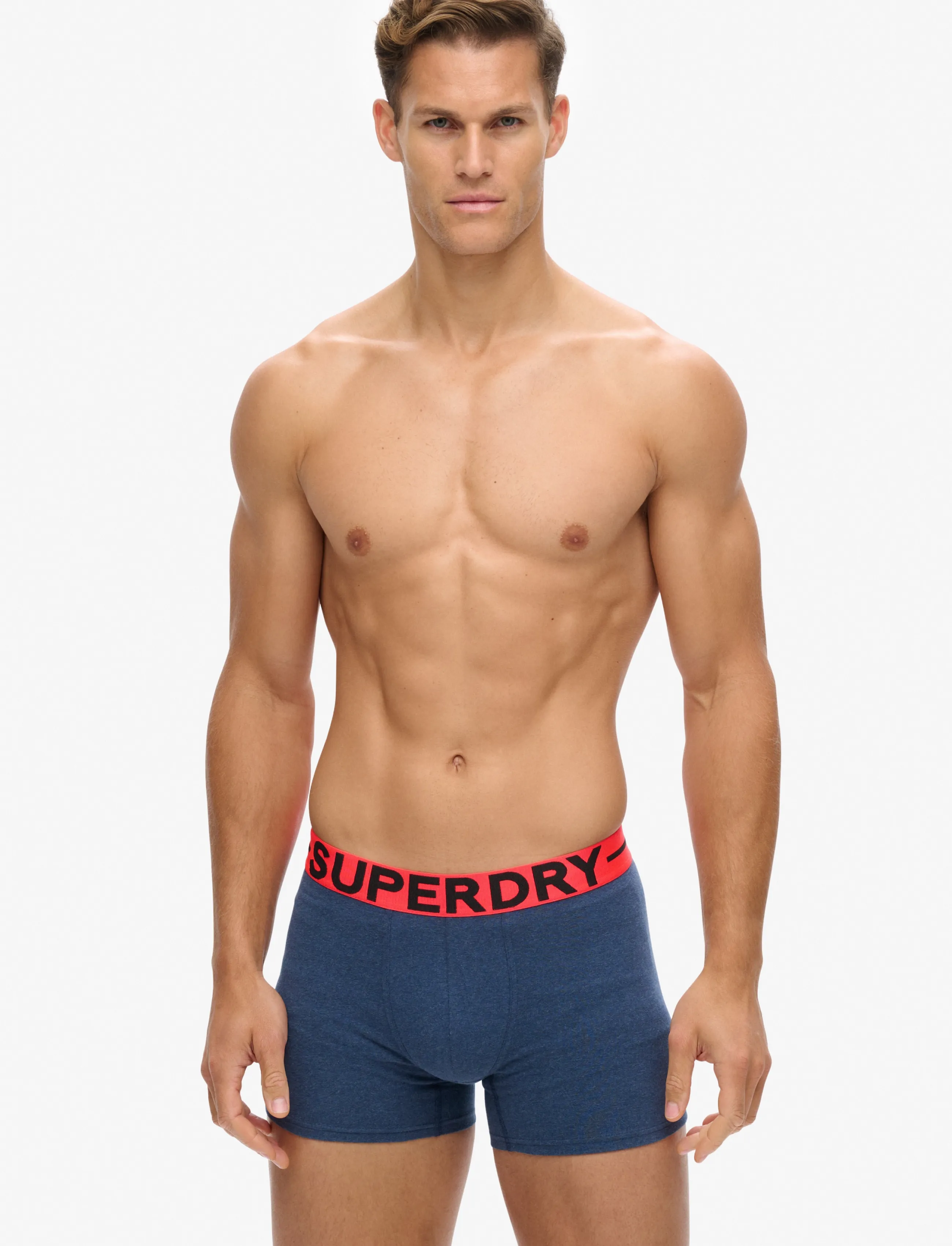Superdry Boxer Triple Pack, L, Blue, Undertøj > Boksere, Herre