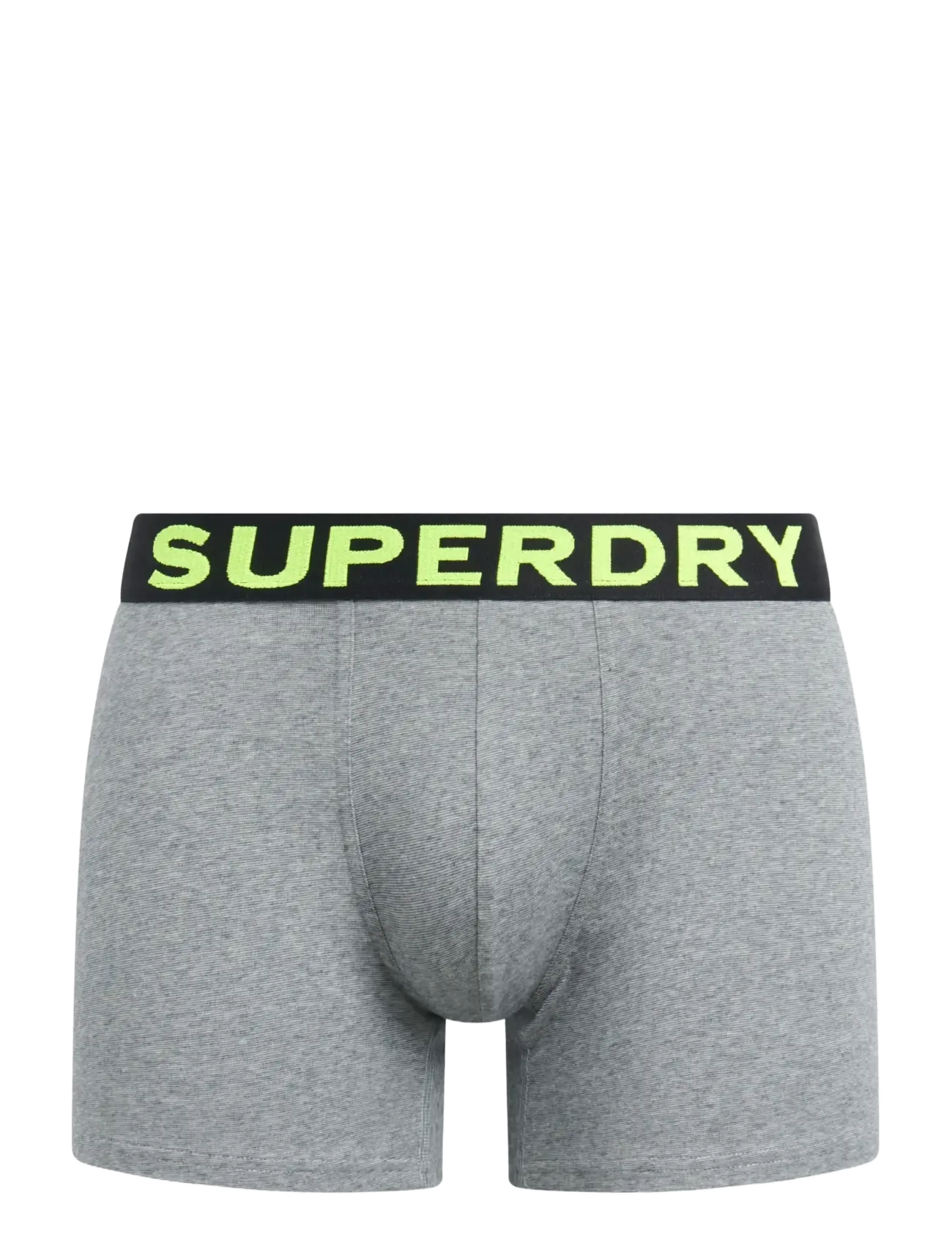 Superdry - BOXER TRIPLE PACK - trunks - ath grey feeder/blk stripe/blk - 4