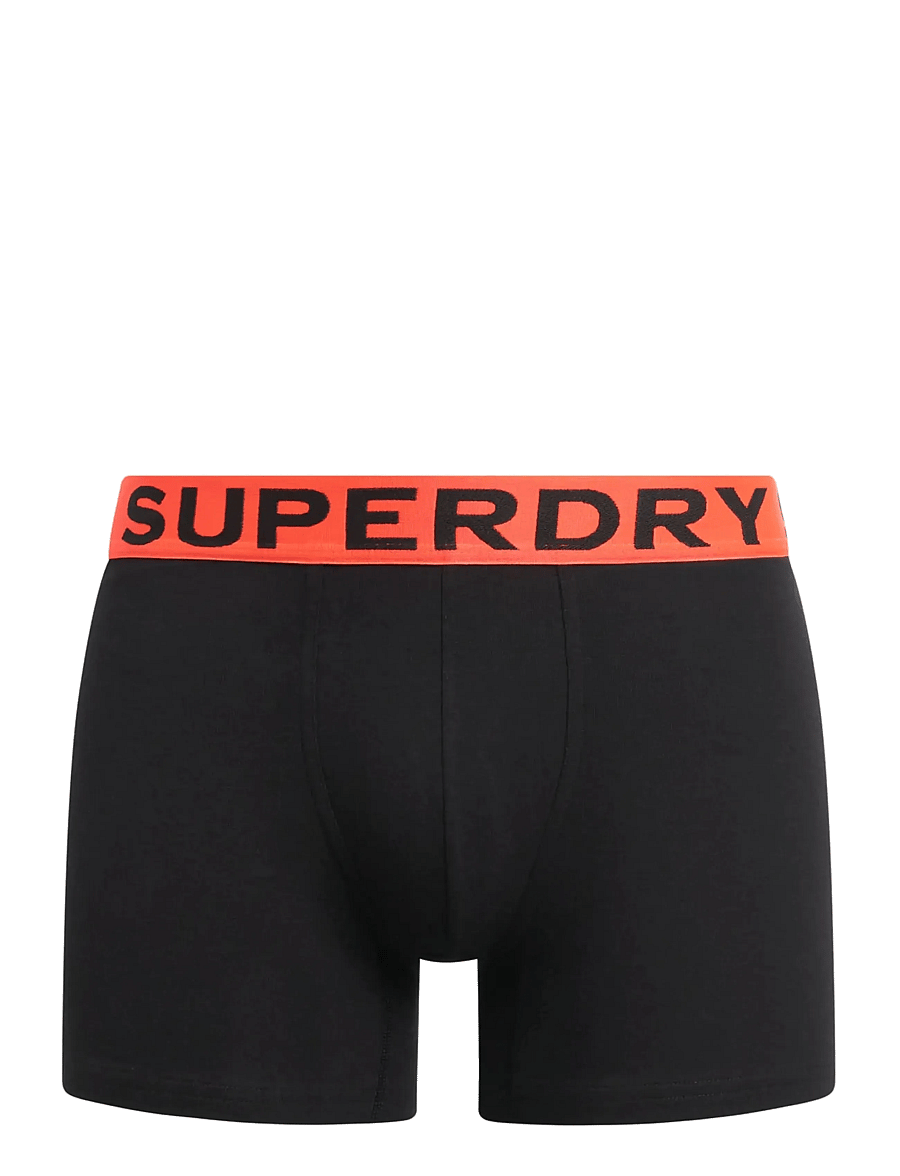 Superdry - BOXER TRIPLE PACK - multipack kalsonger - black/orange - 2