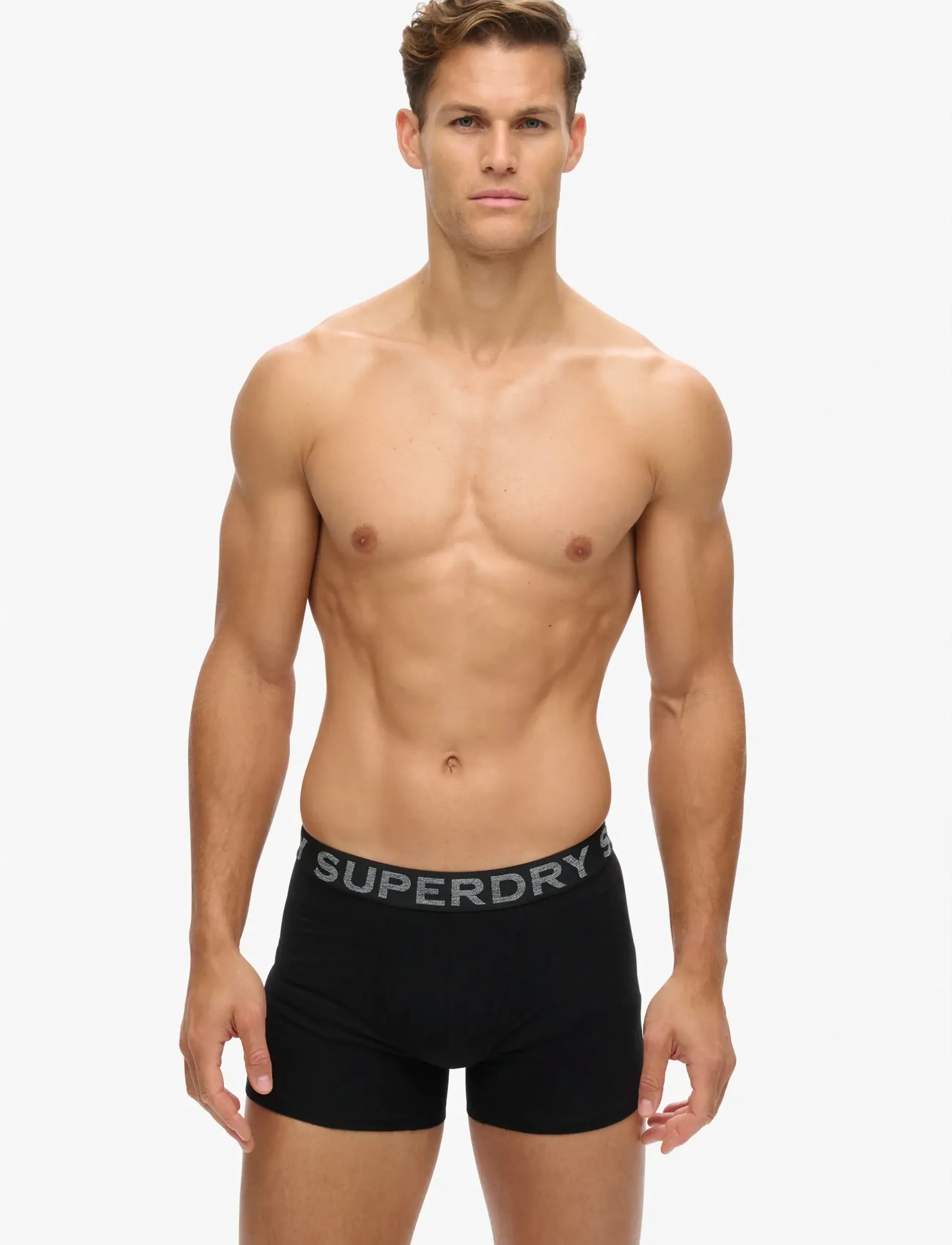 Superdry Boxer Triple Pack, M, Black, Undertøj > Boksere, Herre