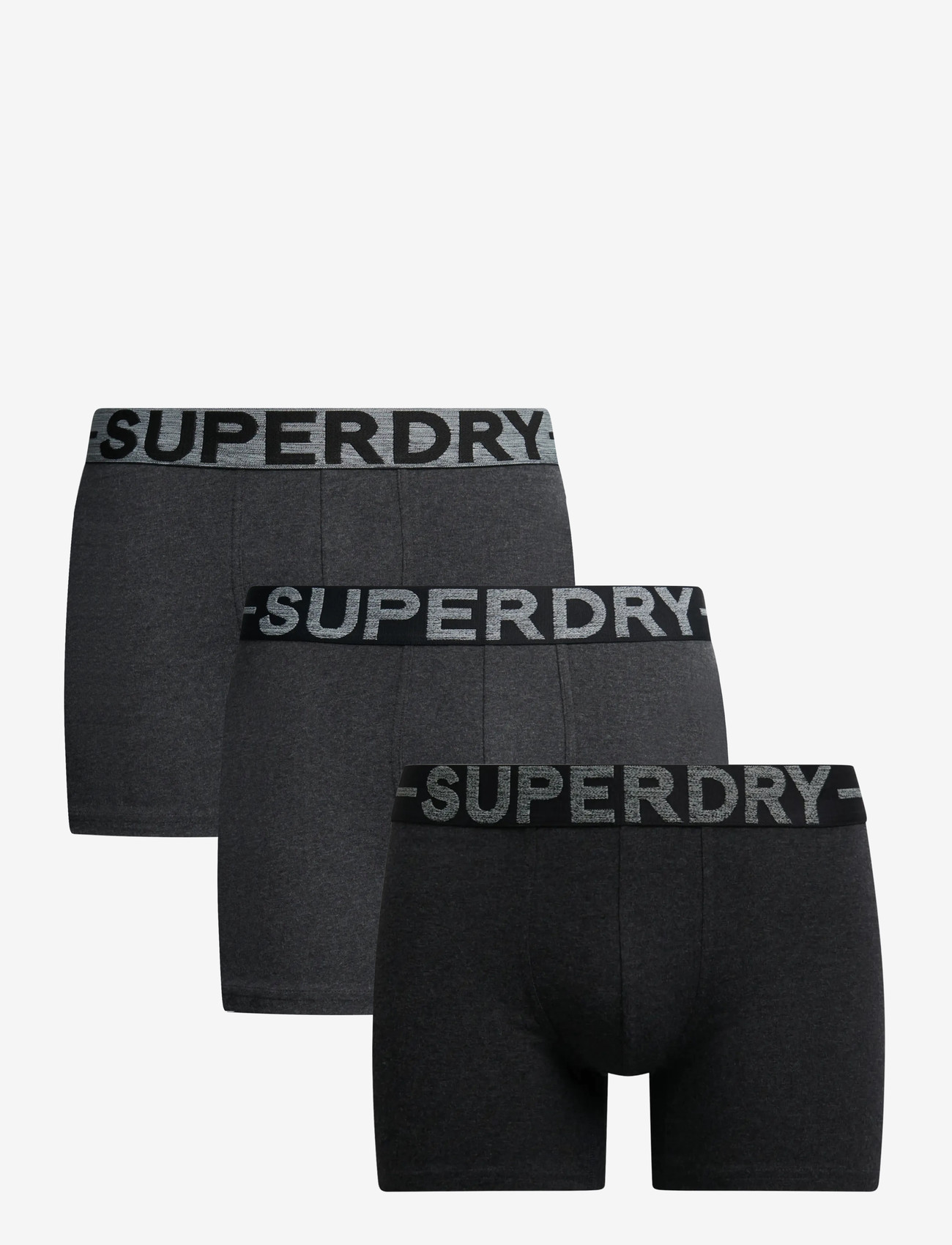 Superdry - BOXER TRIPLE PACK - die niedrigsten preise - raven black marl - 1