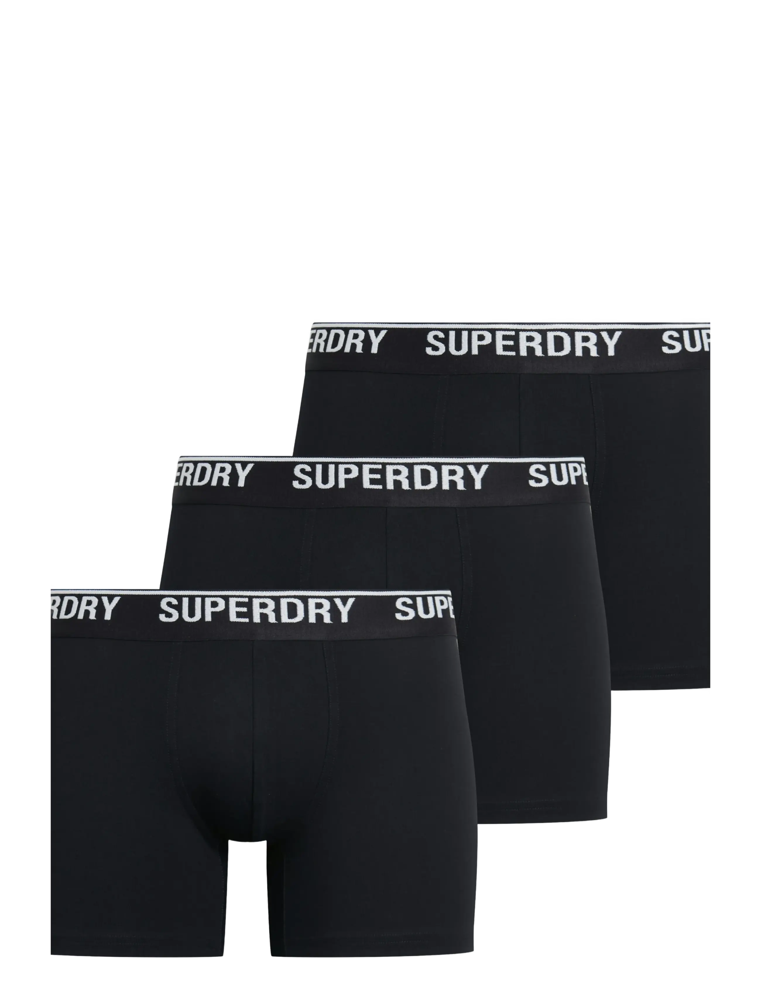 Superdry Boxer Triple Pack, XXL, Black, Undertøj > Boksere, Herre