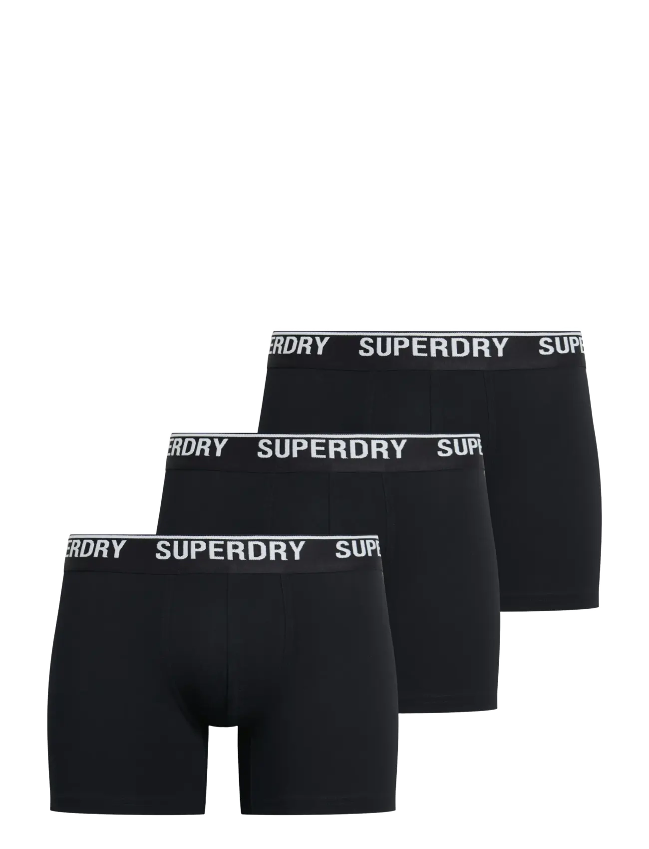 Superdry - BOXER TRIPLE PACK - multipack underbukser - black/black/optic - 1