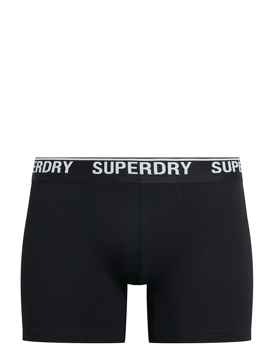 Superdry - BOXER TRIPLE PACK - unterhosen im multipack - black/black/optic - 4