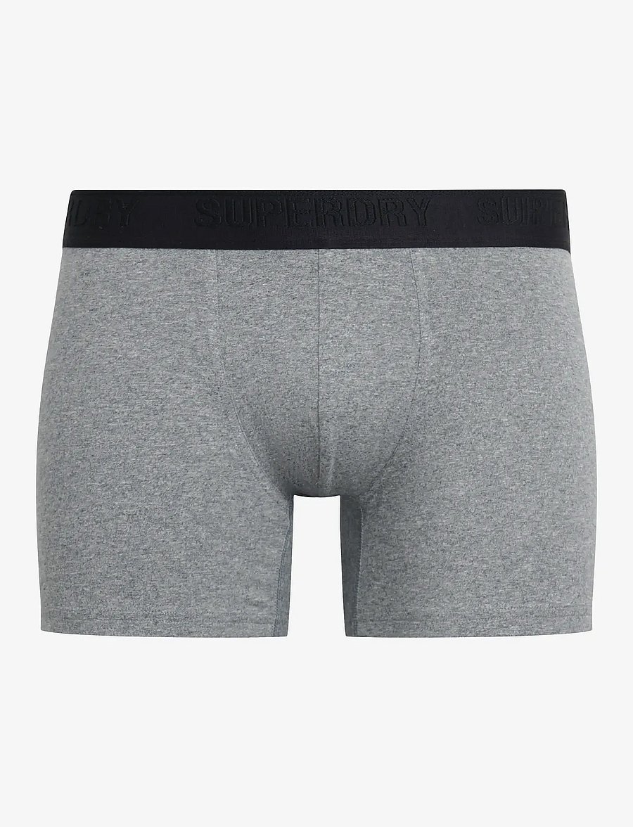 Superdry - BOXER TRIPLE PACK - multipakk aluspüksid - black/charcoal/grey - 3