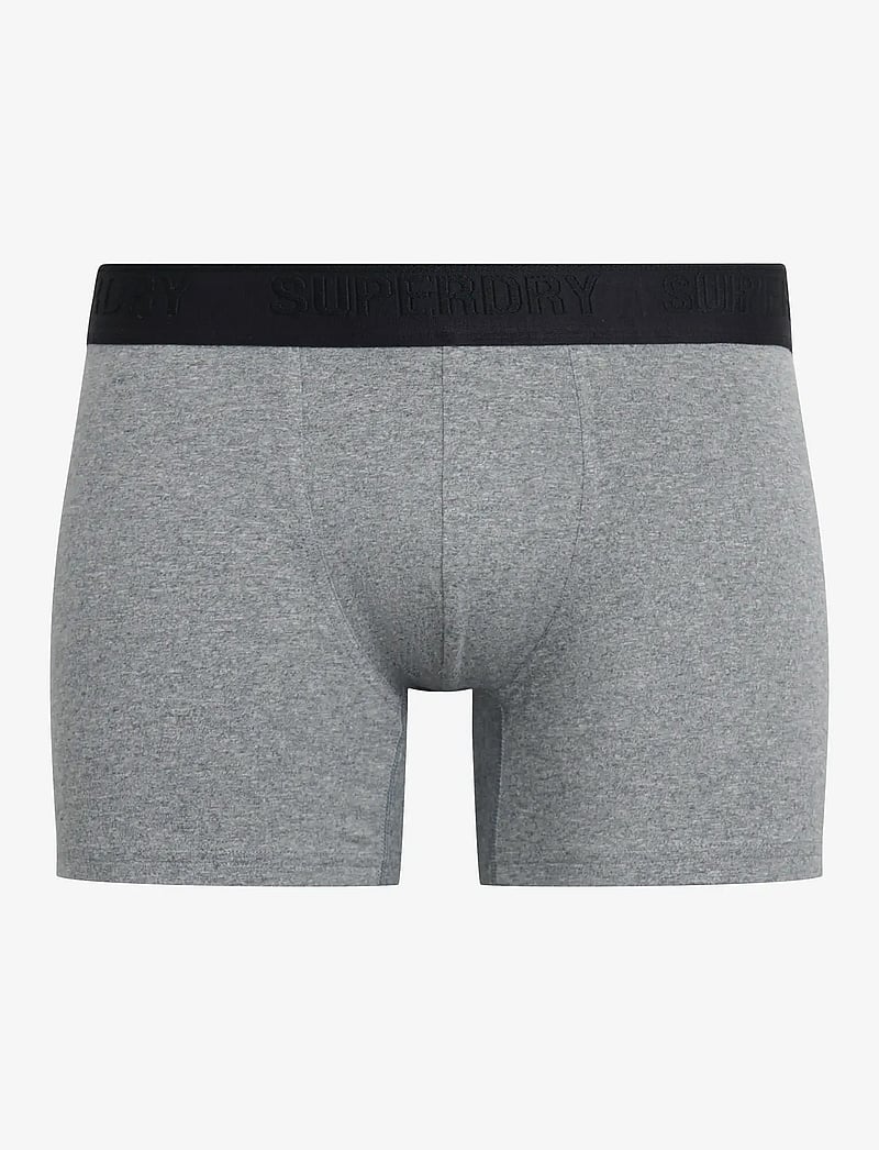 Superdry - BOXER TRIPLE PACK - unterhosen im multipack - black/charcoal/grey - 3