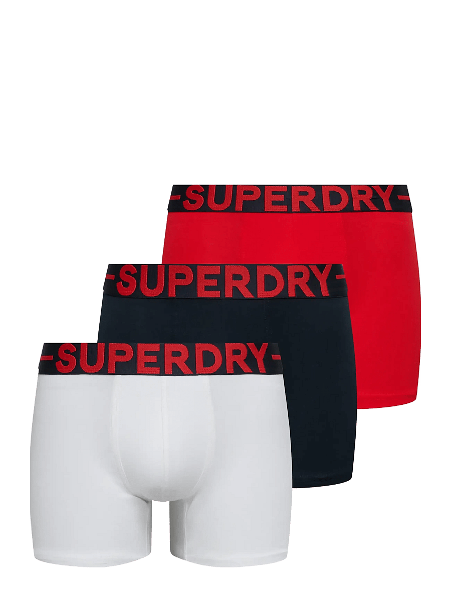 Superdry - TRUNK TRIPLE PACK - enge boxershorts - navy/red/optic - 1