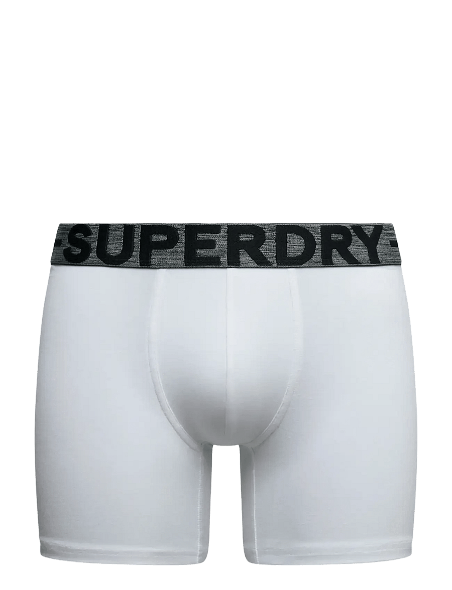 Superdry - BOXER TRIPLE PACK - multipack underpants - black/grey/optic - 2
