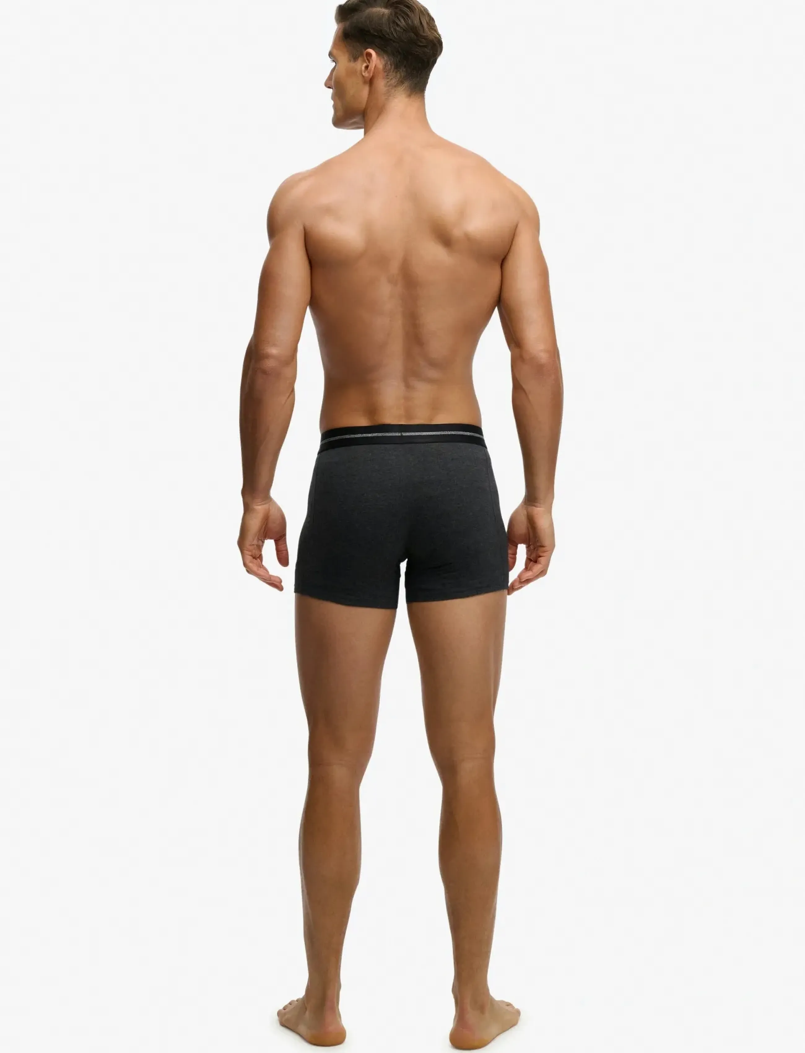 Superdry - BOXER TRIPLE PACK - najniższe ceny - black/grey/optic - 4