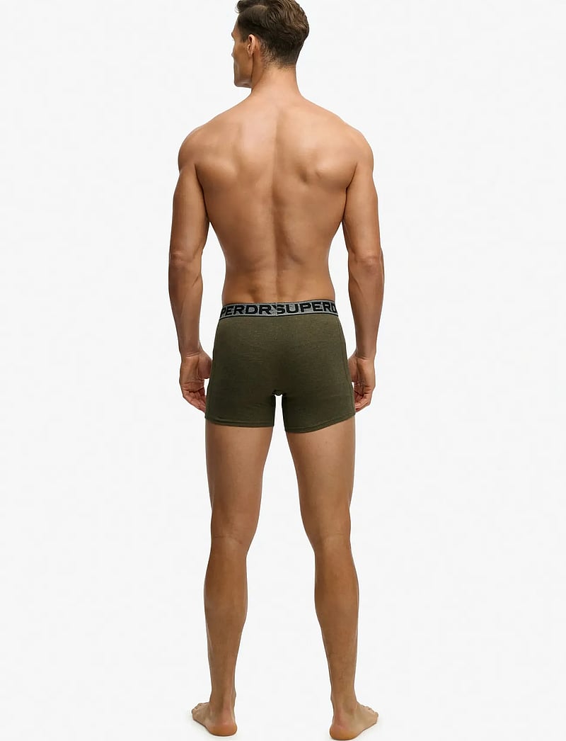 Superdry - BOXER TRIPLE PACK - multipack underbukser - black/khaki/grey - 3