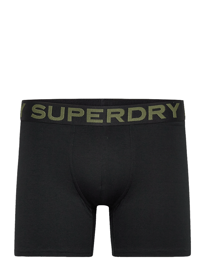 Superdry - BOXER TRIPLE PACK - multipack underbukser - black/khaki/grey - 5