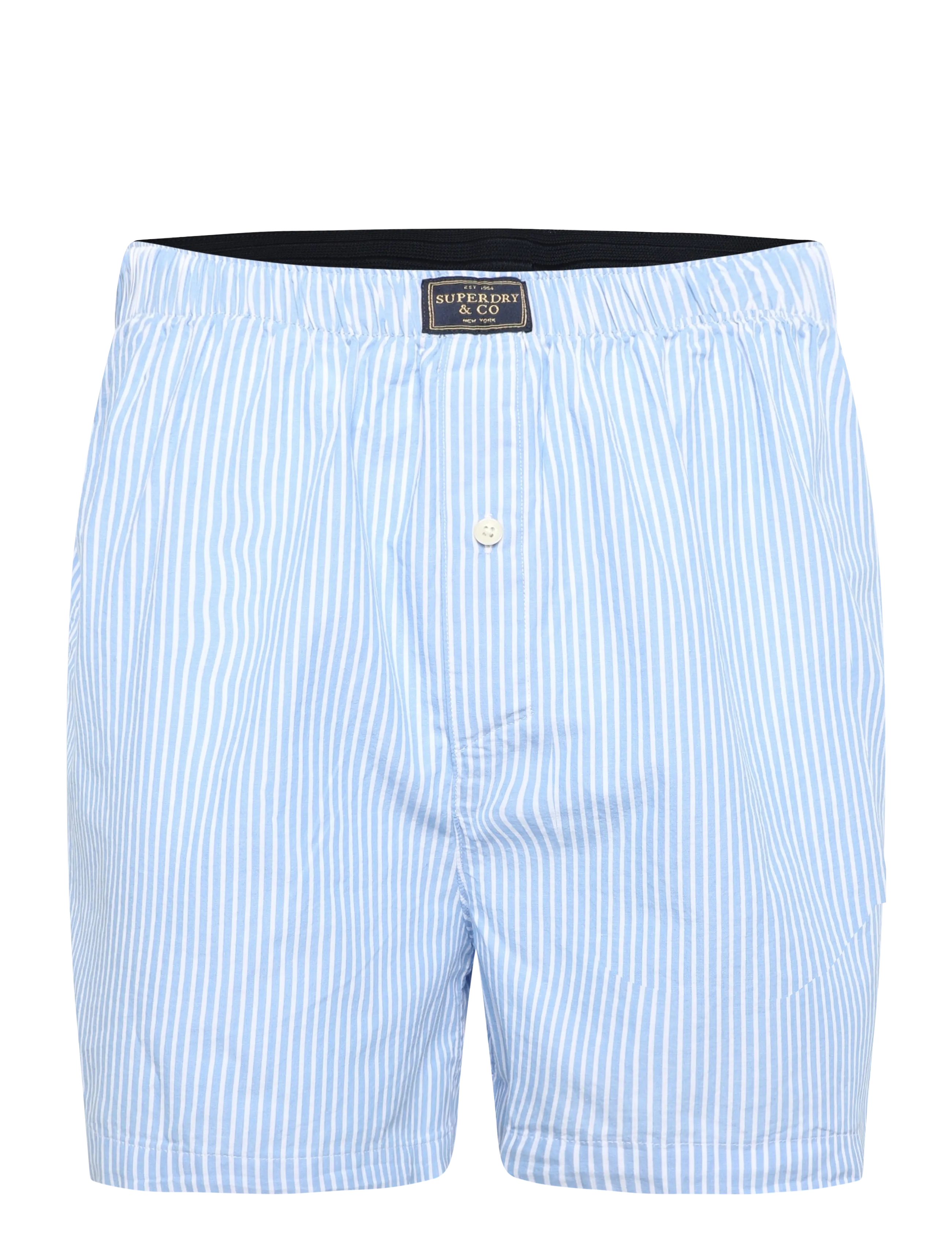 Superdry COTTON BOXER SHORT - Underbukser - CHALK BLUE STRIPE / blue