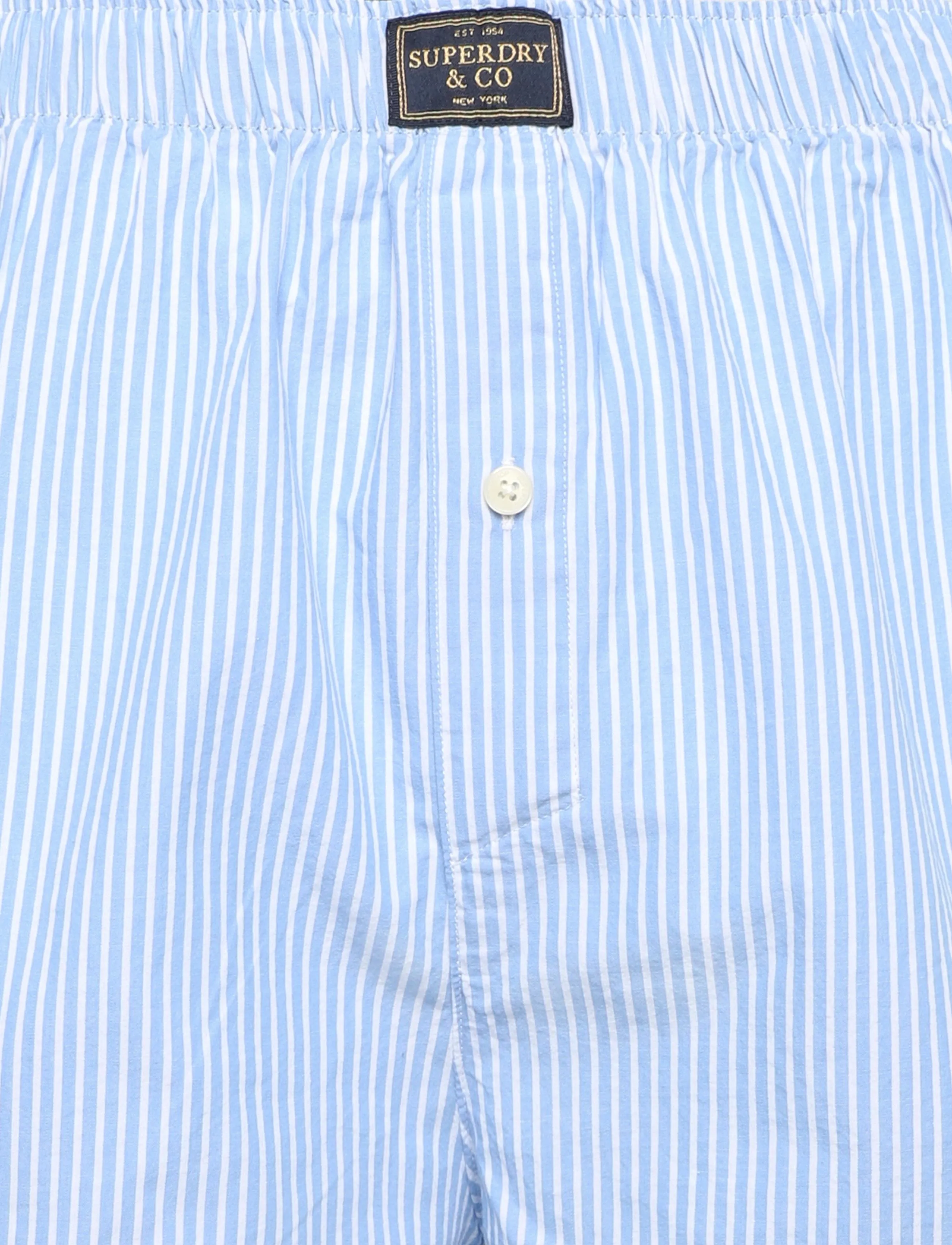Superdry - COTTON BOXER SHORT - lägsta priserna - chalk blue stripe - 5