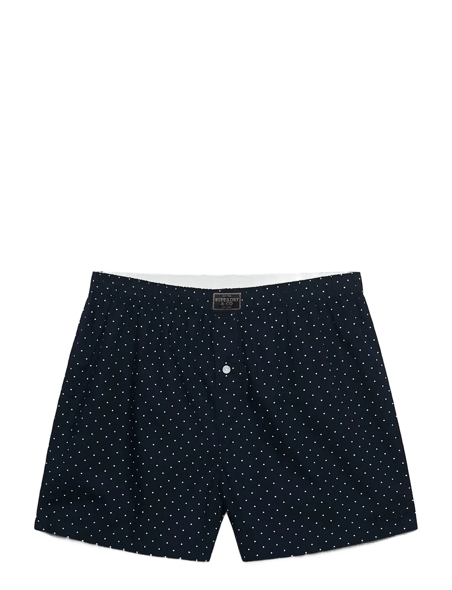 Superdry - COTTON BOXER SHORT - boxershorts - navy polka dot - 1
