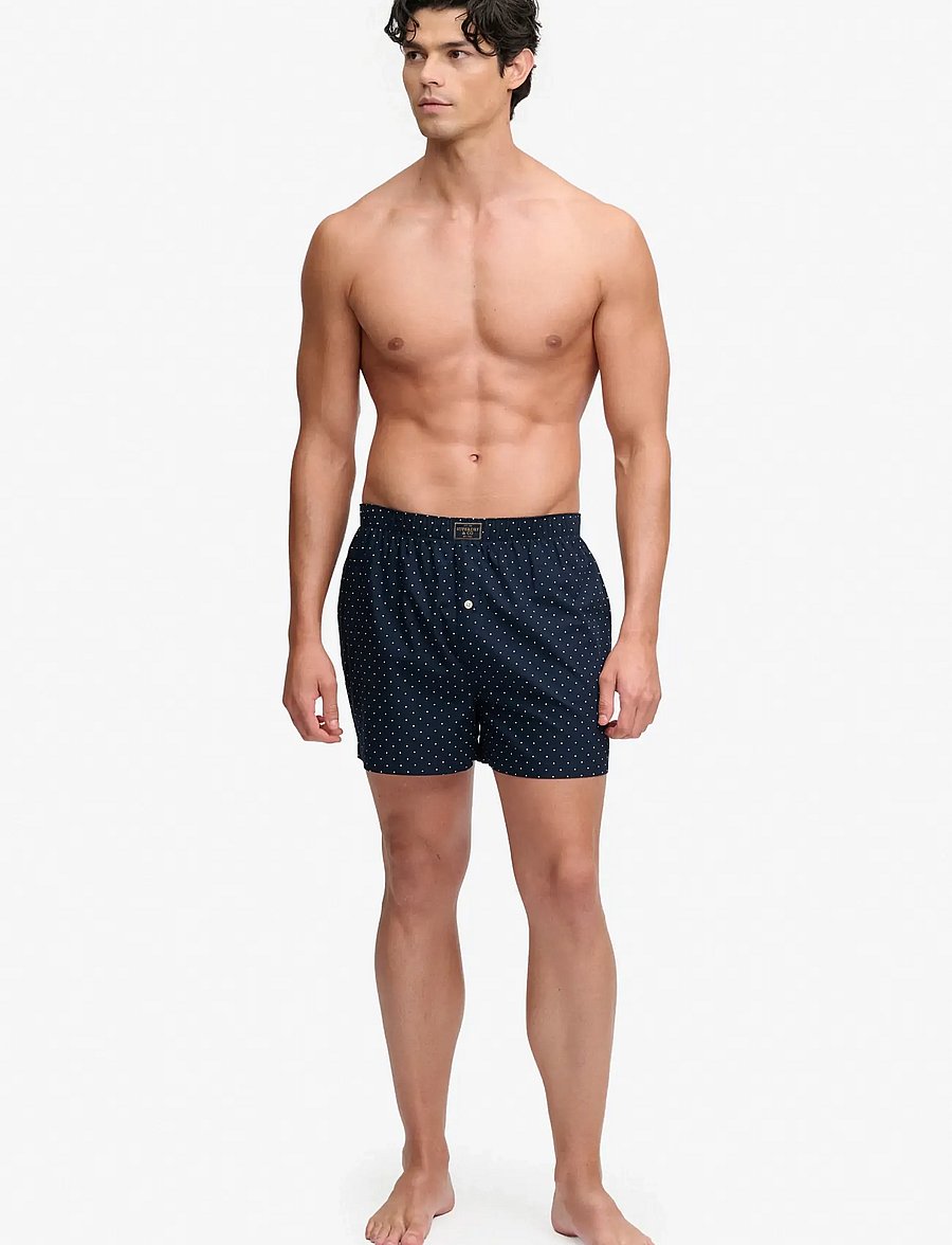 Superdry - COTTON BOXER SHORT - boxershorts - navy polka dot - 3
