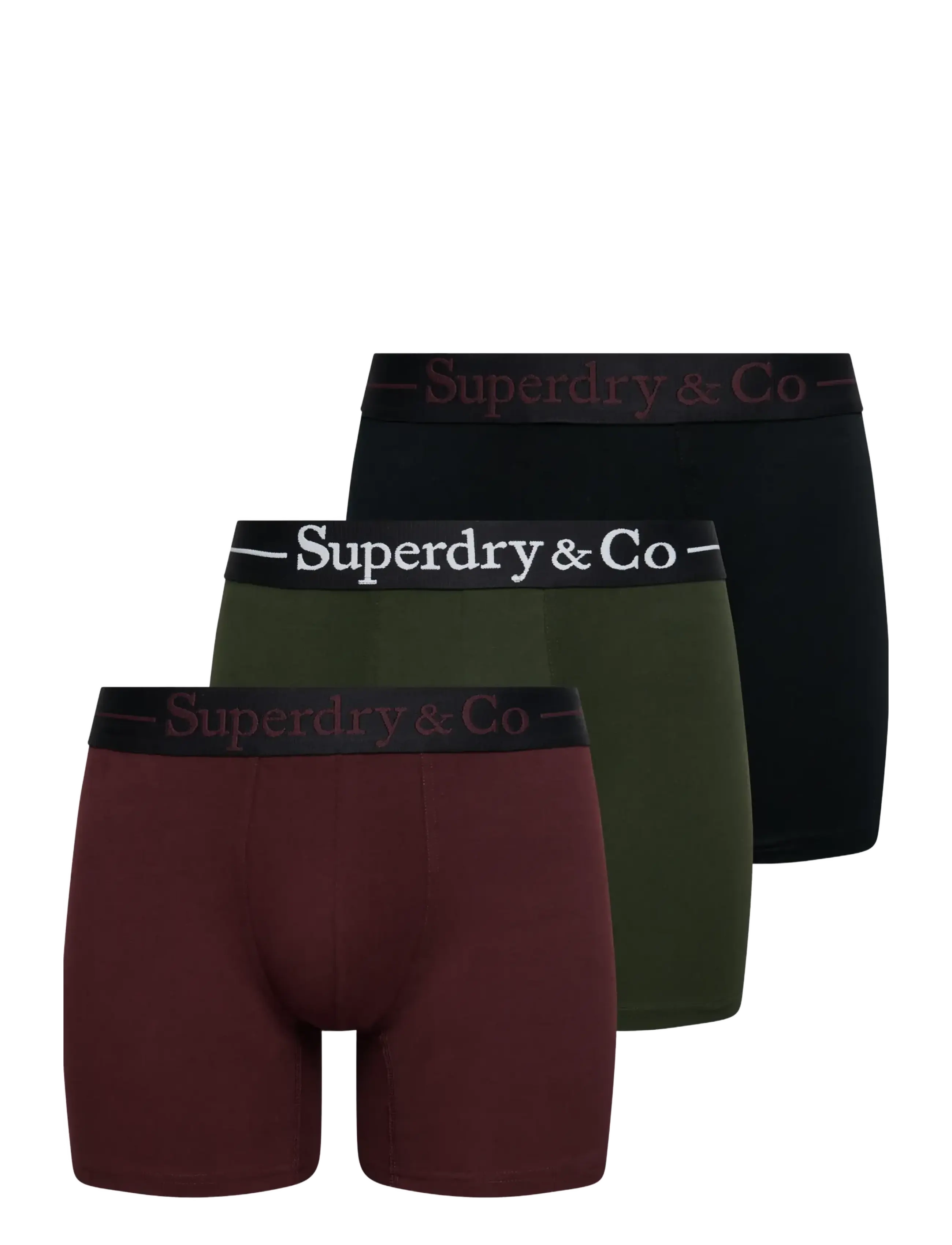 BLACK/BURGUNDY/OLIVE GREEN