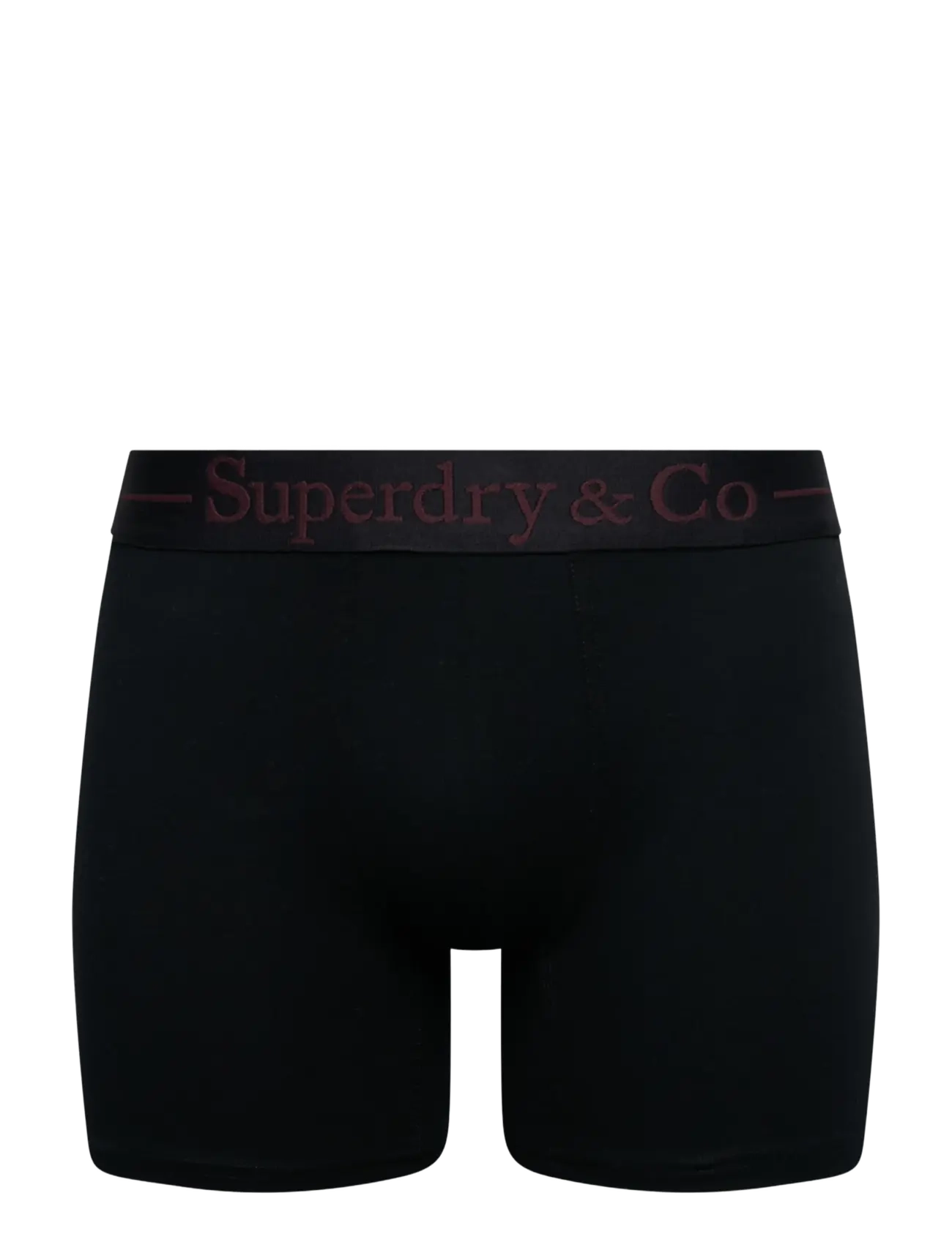 Superdry - SDRY & CO BOXER TRIPLE PACK - bokserid - black/burgundy/olive green - 3