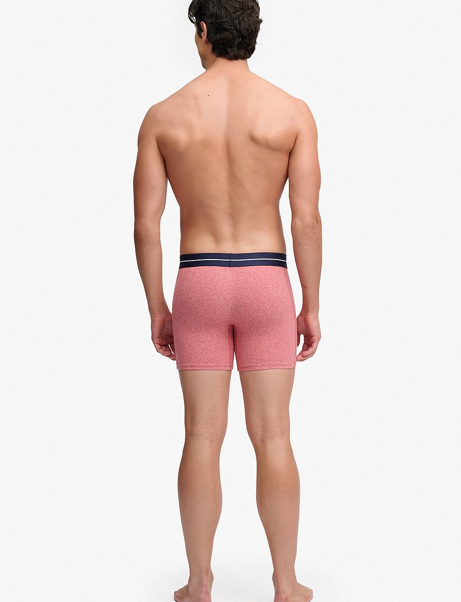 Superdry - SDRY & CO BOXER TRIPLE PACK - boxershorts - port marl/red marl/red grit - 4