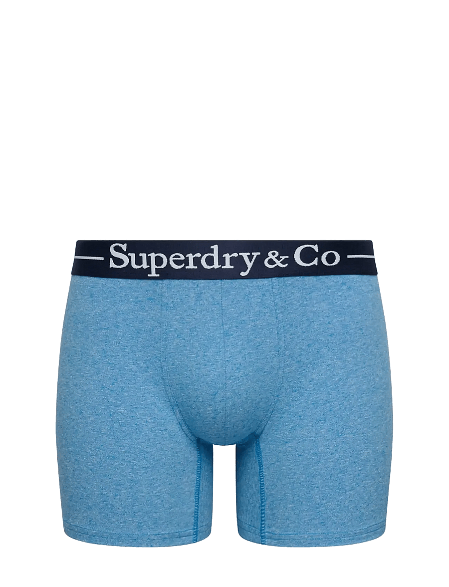 Superdry - SDRY & CO BOXER TRIPLE PACK - boxershorts - navy marl/indigo marl/bluegrit - 2