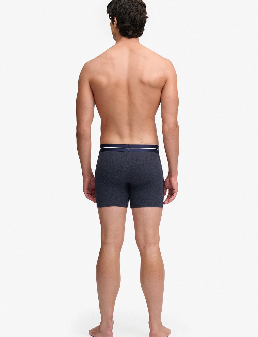 Superdry - SDRY & CO BOXER TRIPLE PACK - boxershorts - navy marl/indigo marl/bluegrit - 4