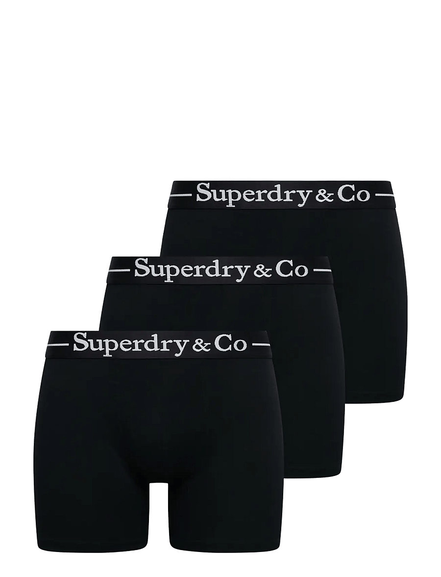 Superdry - SDRY & CO BOXER TRIPLE PACK - boxershorts - black/black/black - 1