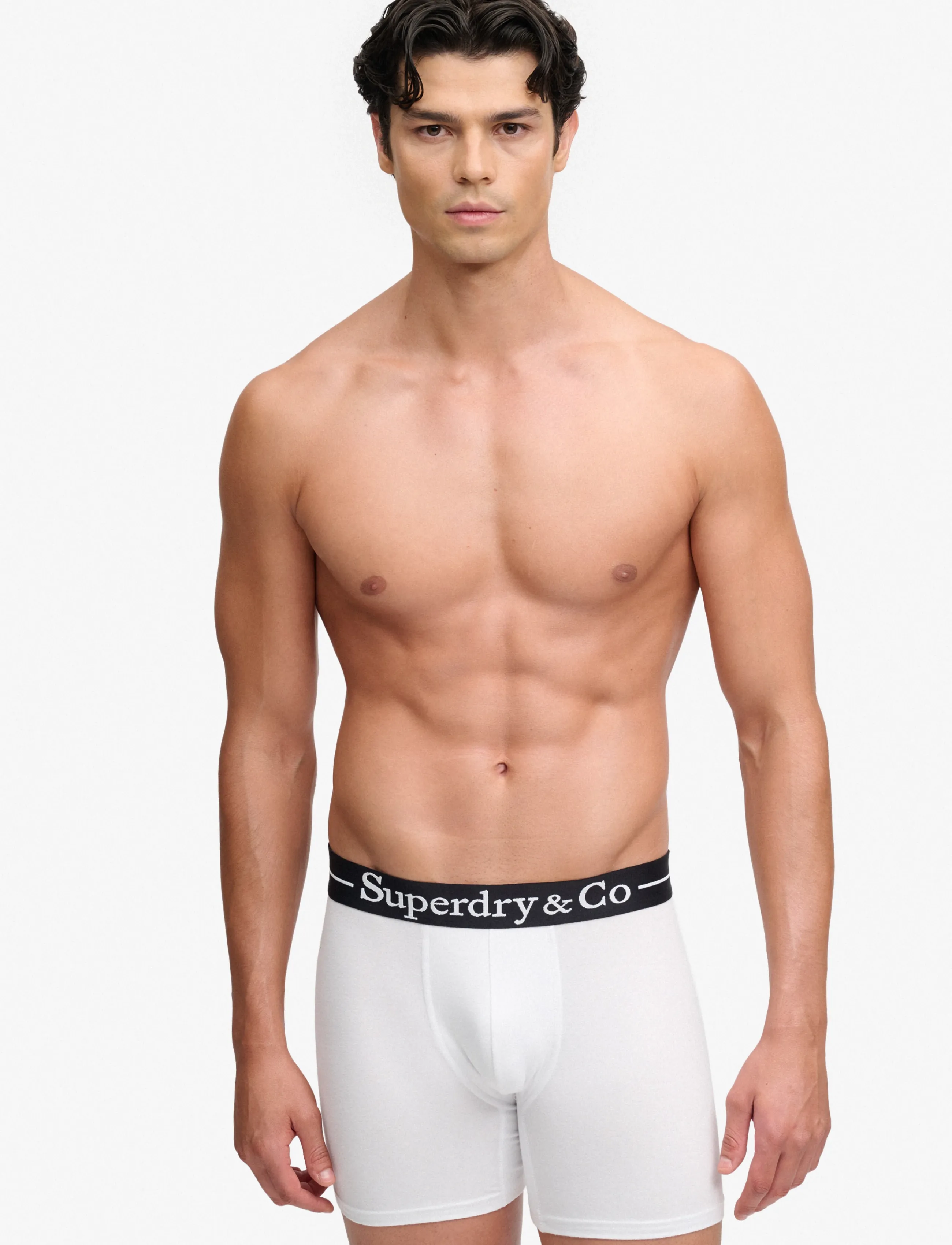 Superdry - SDRY & CO BOXER TRIPLE PACK - boxershorts - black/charcoal/optic - 0