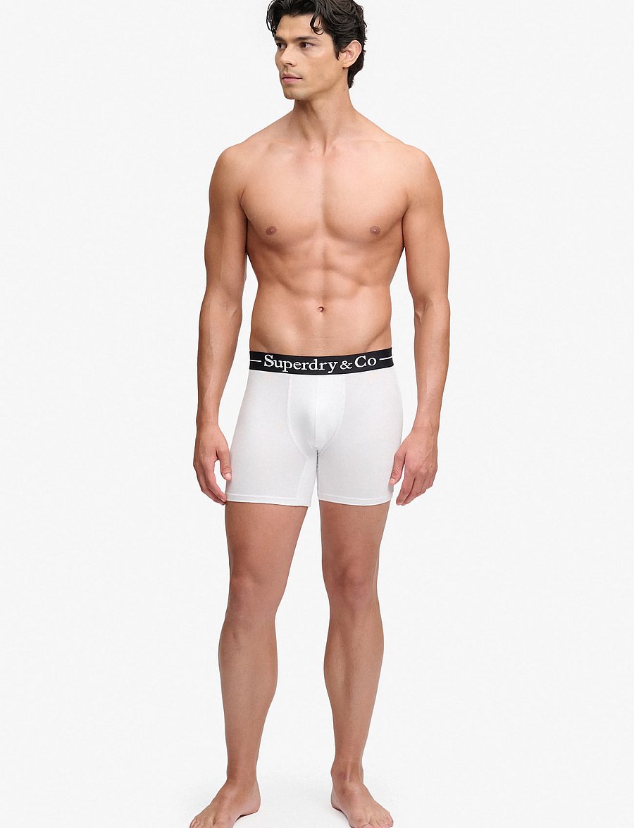 Superdry - SDRY & CO BOXER TRIPLE PACK - boxershorts - black/charcoal/optic - 5