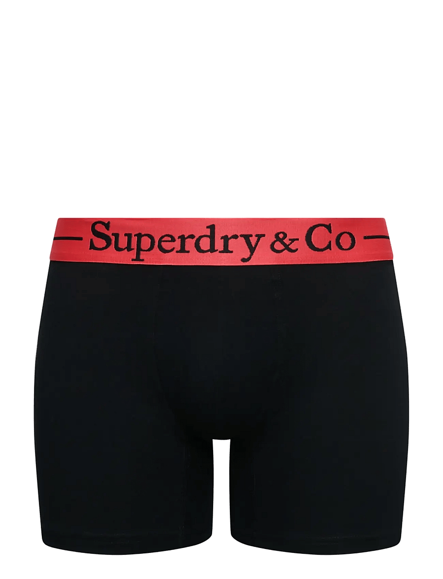 Superdry - SDRY & CO BOXER TRIPLE PACK - boxershorts - black/charcoal/optic - 2