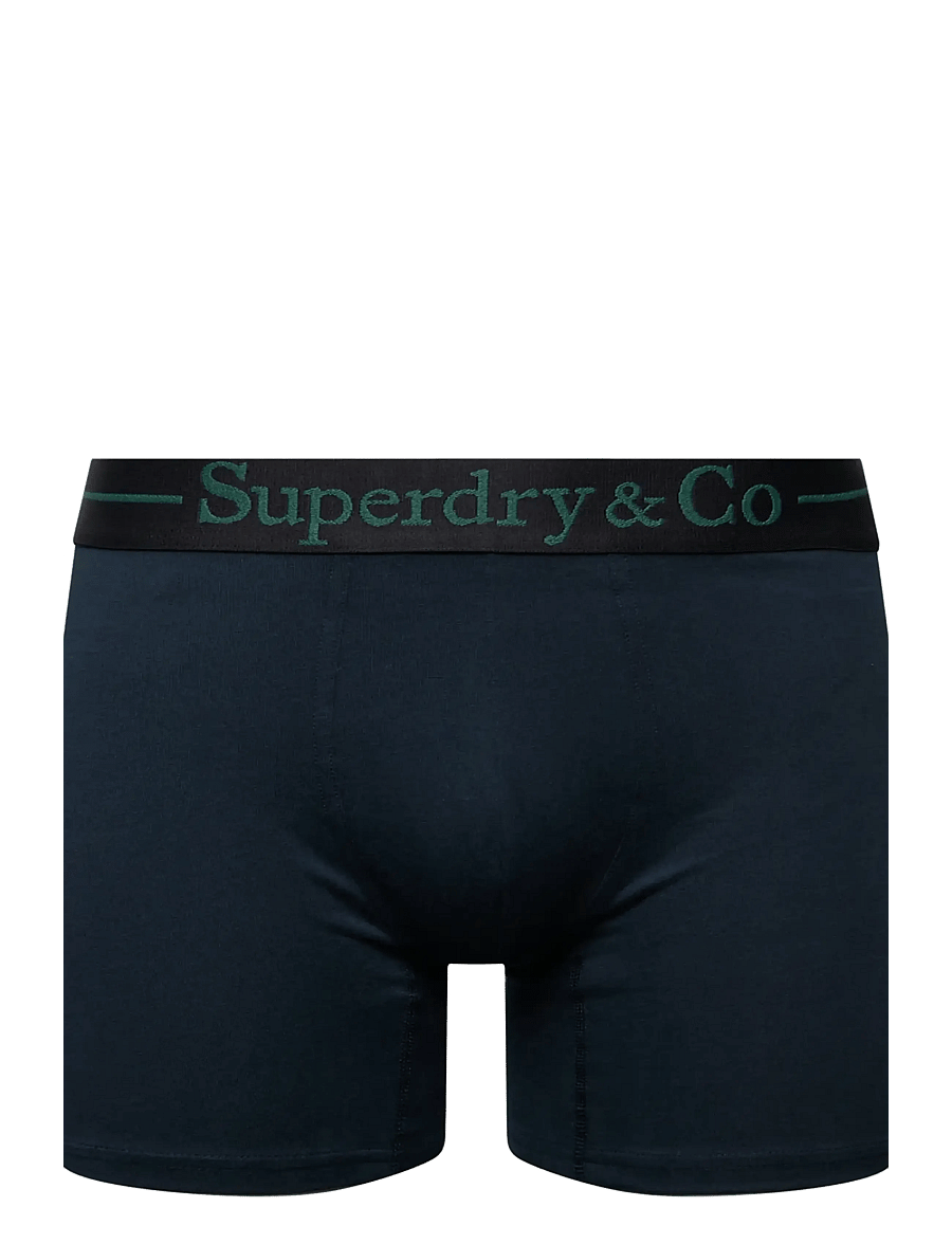 Superdry - SDRY & CO BOXER TRIPLE PACK - boxershorts - black/navy/enamel green - 3