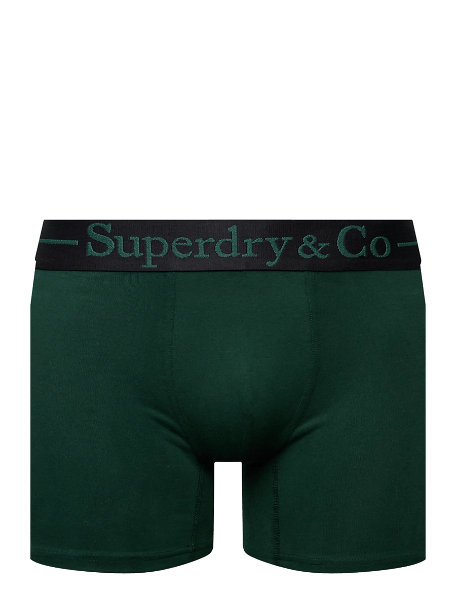 Superdry - SDRY & CO BOXER TRIPLE PACK - boxershorts - black/navy/enamel green - 4