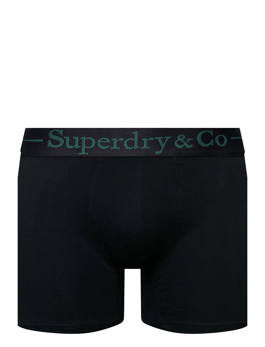 Superdry - SDRY & CO BOXER TRIPLE PACK - boxershorts - black/navy/enamel green - 5